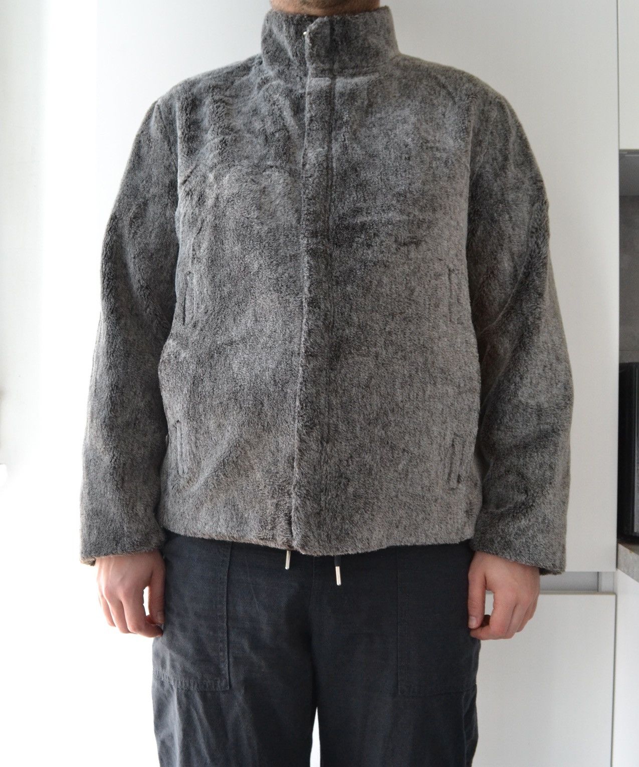 ジャケット・アウター EMPORIO ARMANI 90s Fur Poly Jacket 1990's Vintage Emporio Armani Archive Cropped Fur Jacket | eBay
