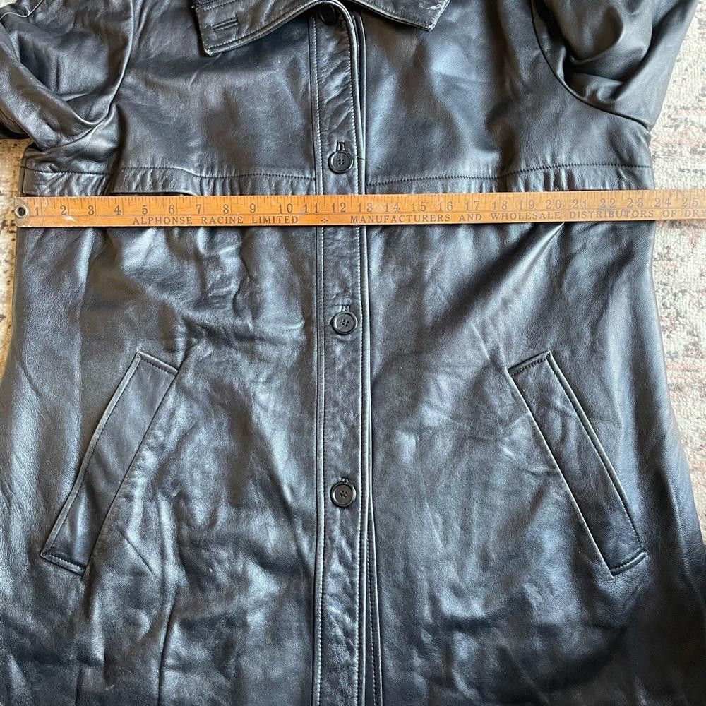 Danier Danier black oversized leather jacket. Size XXL / US 16-18 / IT 52-54 - 2 Thumbnail