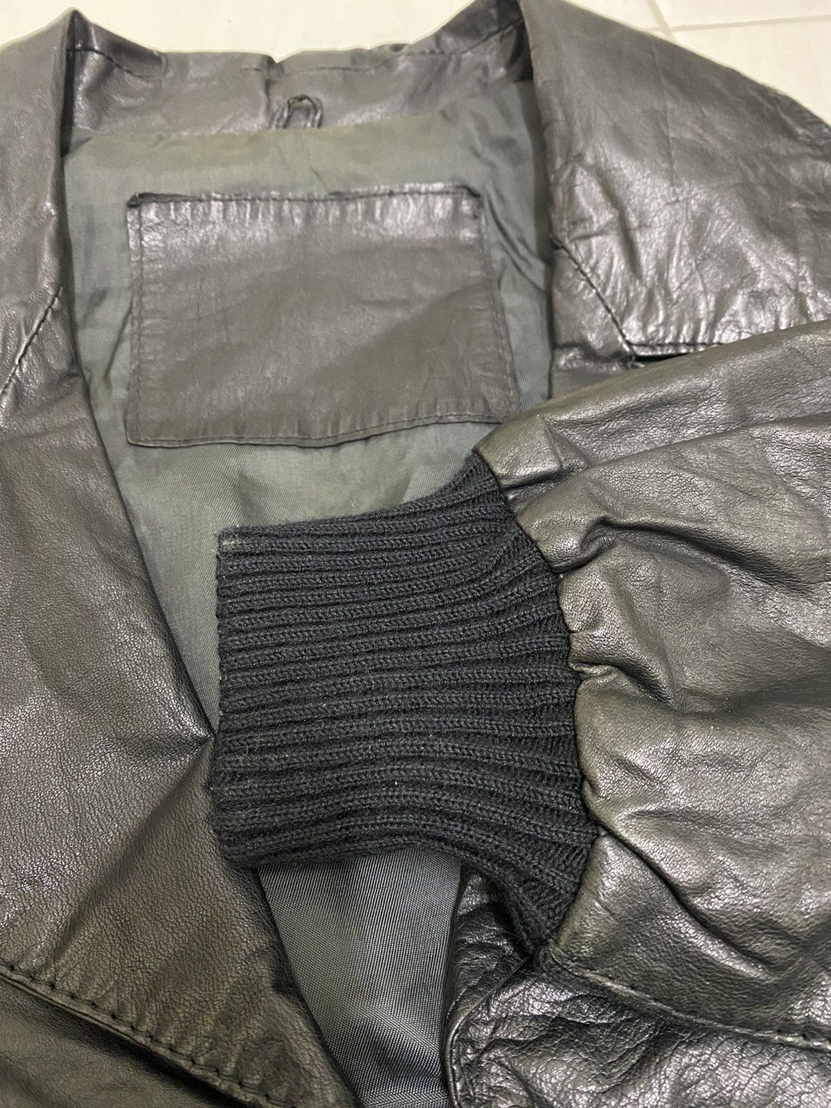 Designer × Japanese Brand × Vintage Vintage Leather Jacket early 90's Luxury Designers Size US M / EU 48-50 / 2 - 23 Thumbnail