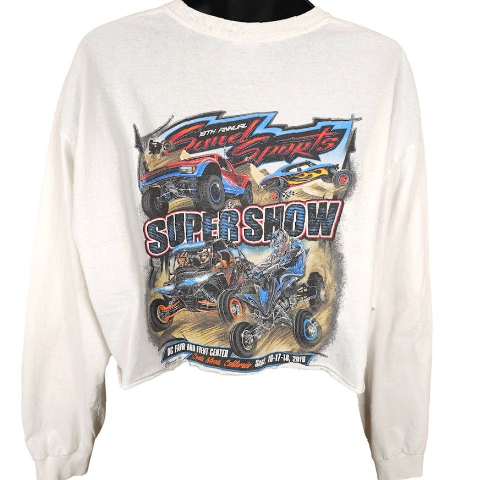 Gildan Off Road Racing T Shirt Mens Size 2XL White 2016 Sand Sports Super Show Crop Top Size US XXL / EU 58 / 5 - 4 Thumbnail