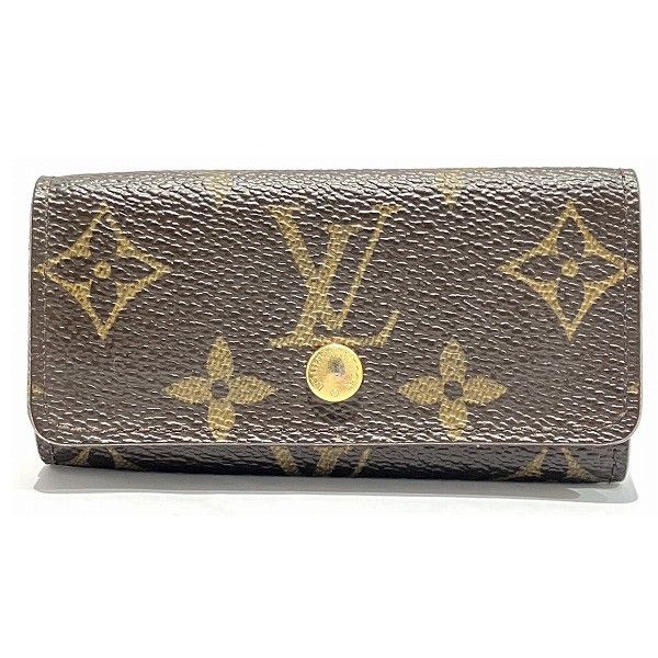 Louis Vuitton Louis Vuitton Louis Vuitton Monogram Key Case M62631 Canvas Key Holder M62631 in Fair Condition Size ONE SIZE - 1 Thumbnail