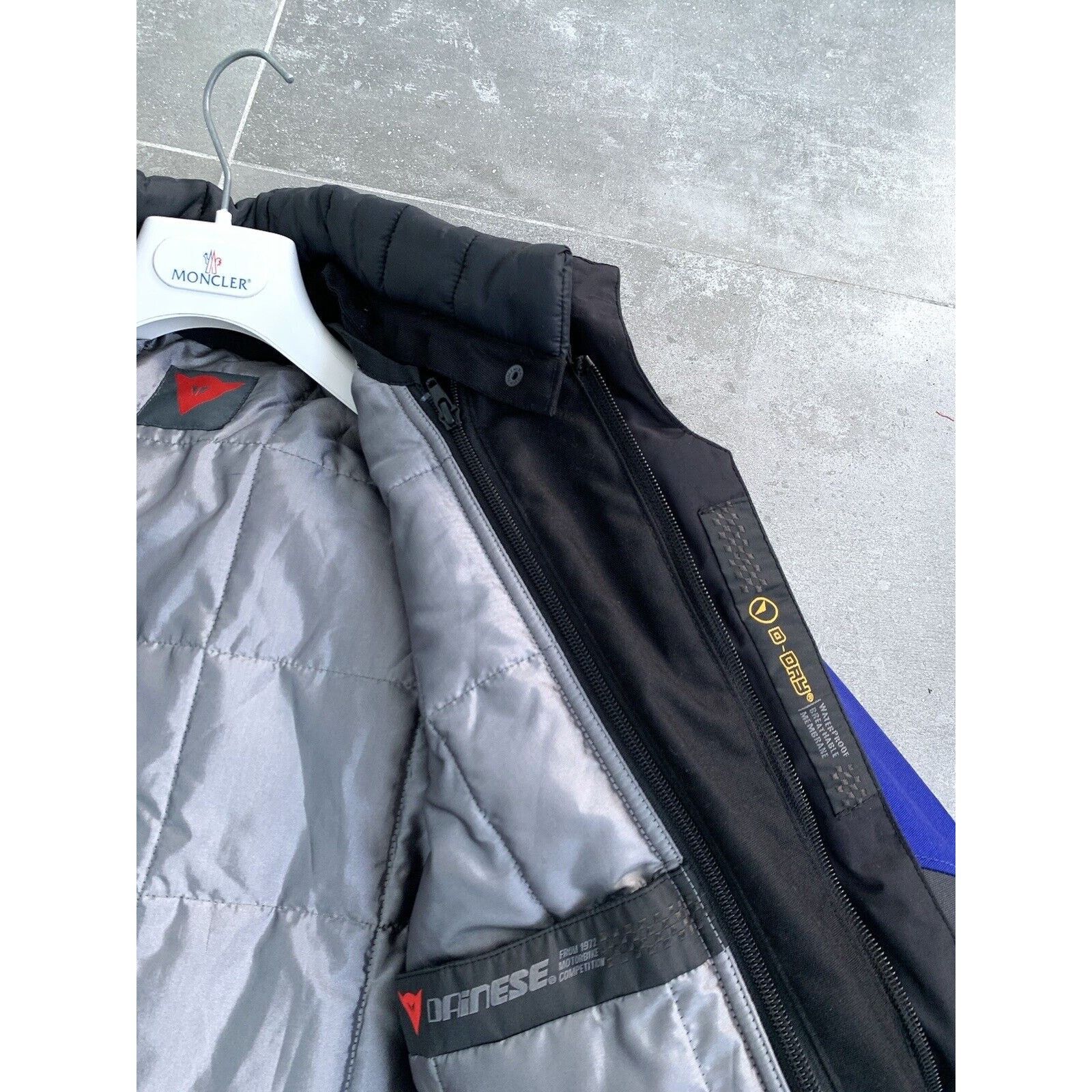 Dainese Mens DAINESE D-Dry Racing Rallye Moto Biker Jacket Coat SZ S Size US S / EU 44-46 / 1 - 17 Thumbnail