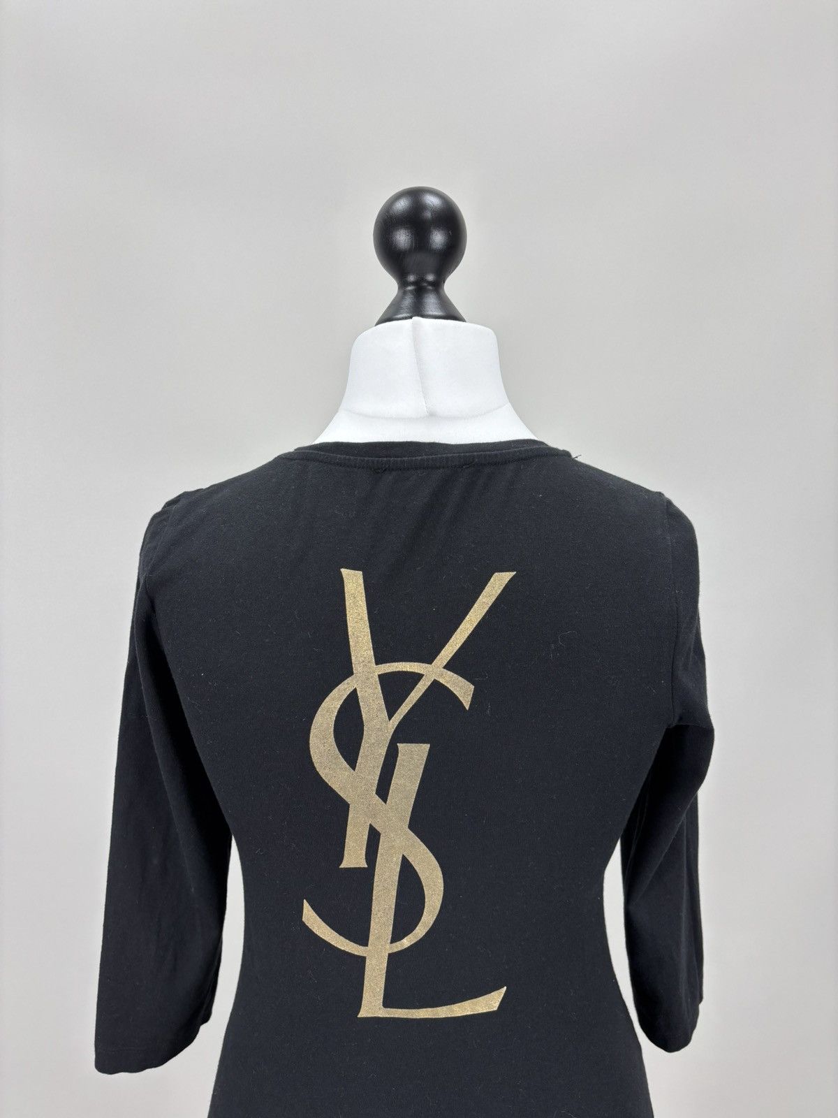 Yves Saint Laurent Womens t shirt Yves Saint Laurent Uniform Size S Color Black Size S / US 4 / IT 40 - 6 Thumbnail