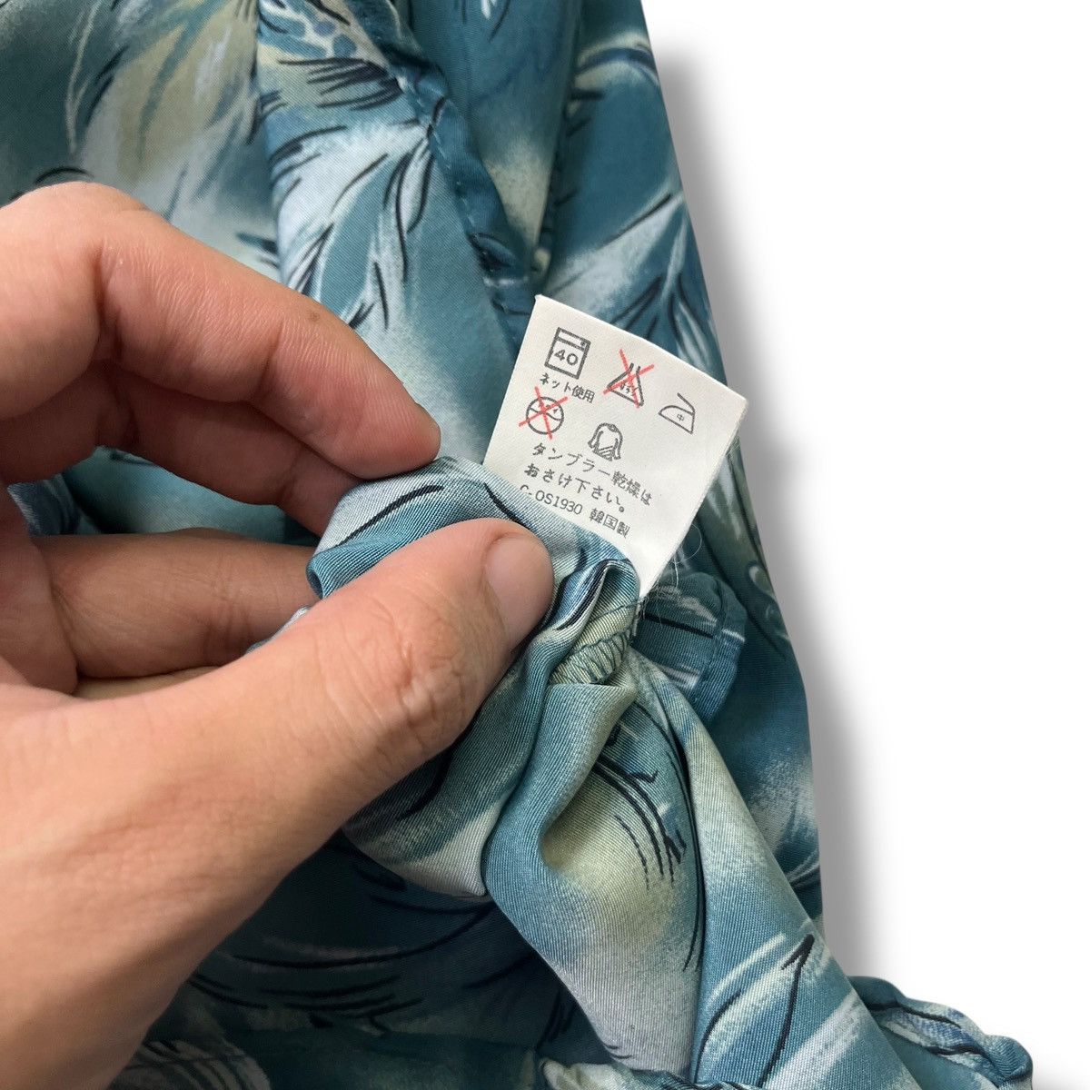 Kapital CONNECT Baroque Print Long Sleeve Shirt| issey miyake style Size US L / EU 52-54 / 3 - 7 Thumbnail