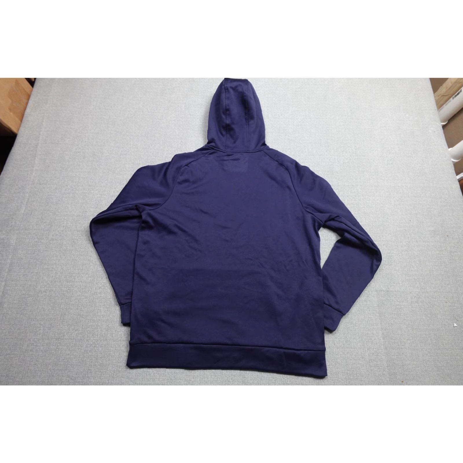 Under Armour Under Armour Hoodie Mens Large Navy Blue Fleece Big Logo Graphic Print Pullover Sweatshirt NWT Size US L / EU 52-54 / 3 - 3 Thumbnail