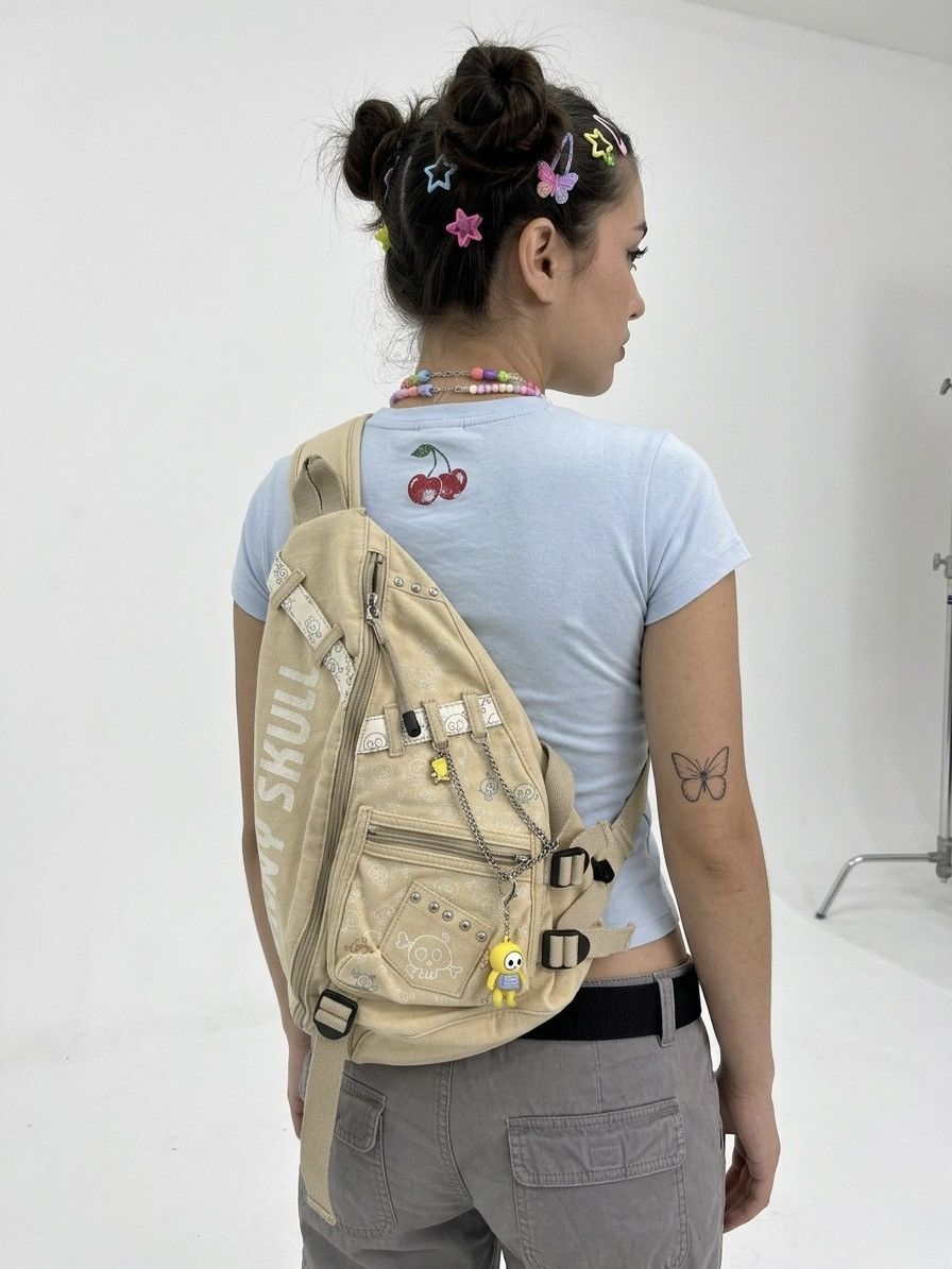 KMRii H Naoto Anarchy Style Vintage Y2K Grunge Crossbody Skull Bag Size ONE SIZE - 1 Thumbnail