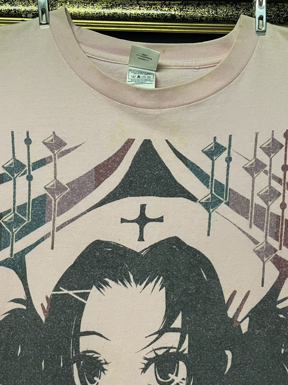 Designer × Japanese Brand × Vintage Vintage 90s Japan Anime Fantasy Cutie Honey Faded Pink Tee Size US L / EU 52-54 / 3 - 6 Thumbnail