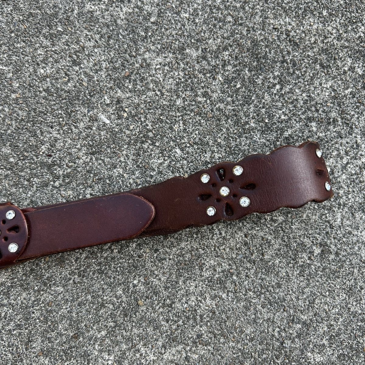 Vintage Vintage studded leather belt (Kapital Style) Size ONE SIZE - 4 Thumbnail