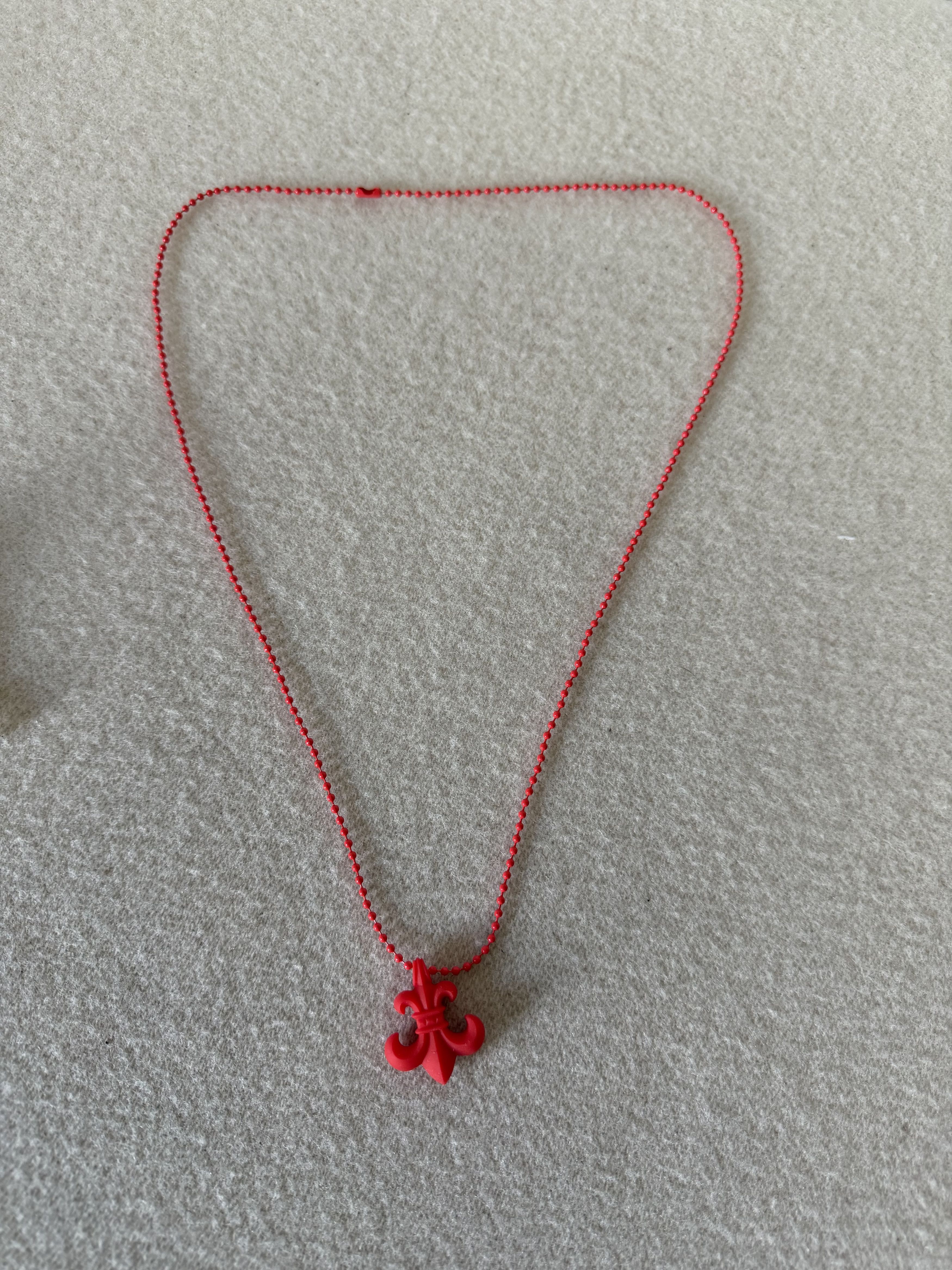 Chrome Hearts Chrome Hearts Silicone BS Fleur Pendant in Red Size ONE SIZE - 3 Thumbnail
