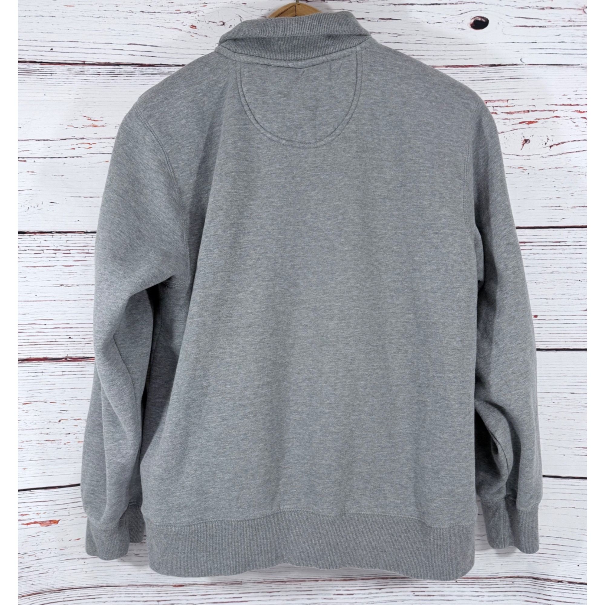 Other Eddie Bauer XL Gray Full-Zip Jacket Sherpa-Lined Cotton Blen Size US XL / EU 56 / 4 - 9 Thumbnail