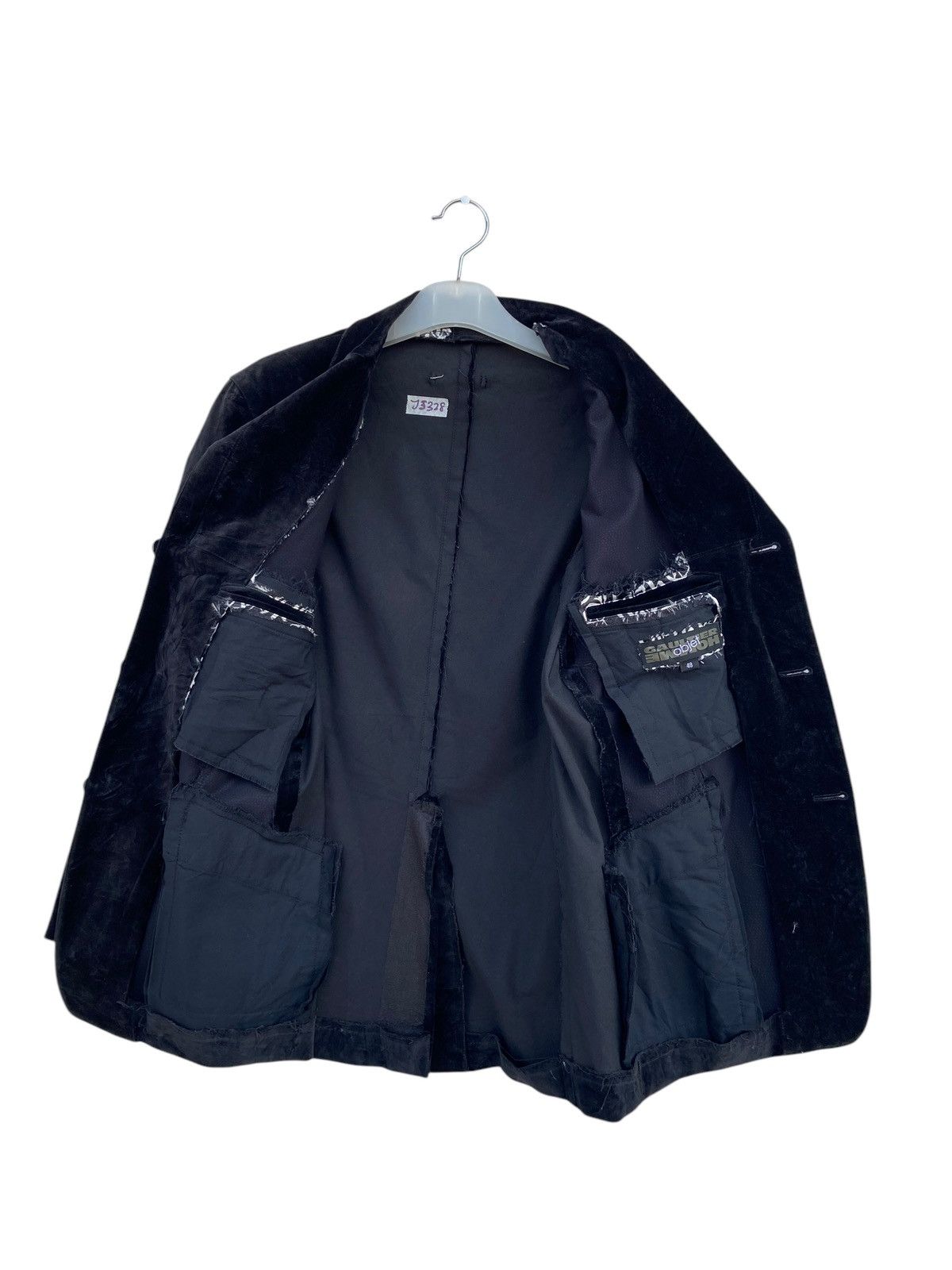 Gaultier Homme Objet × Jean Paul Gaultier Jean Paul Gaultier Homme Objet Black Velvet Blazer Jacket Size US M / EU 48-50 / 2 - 3 Thumbnail