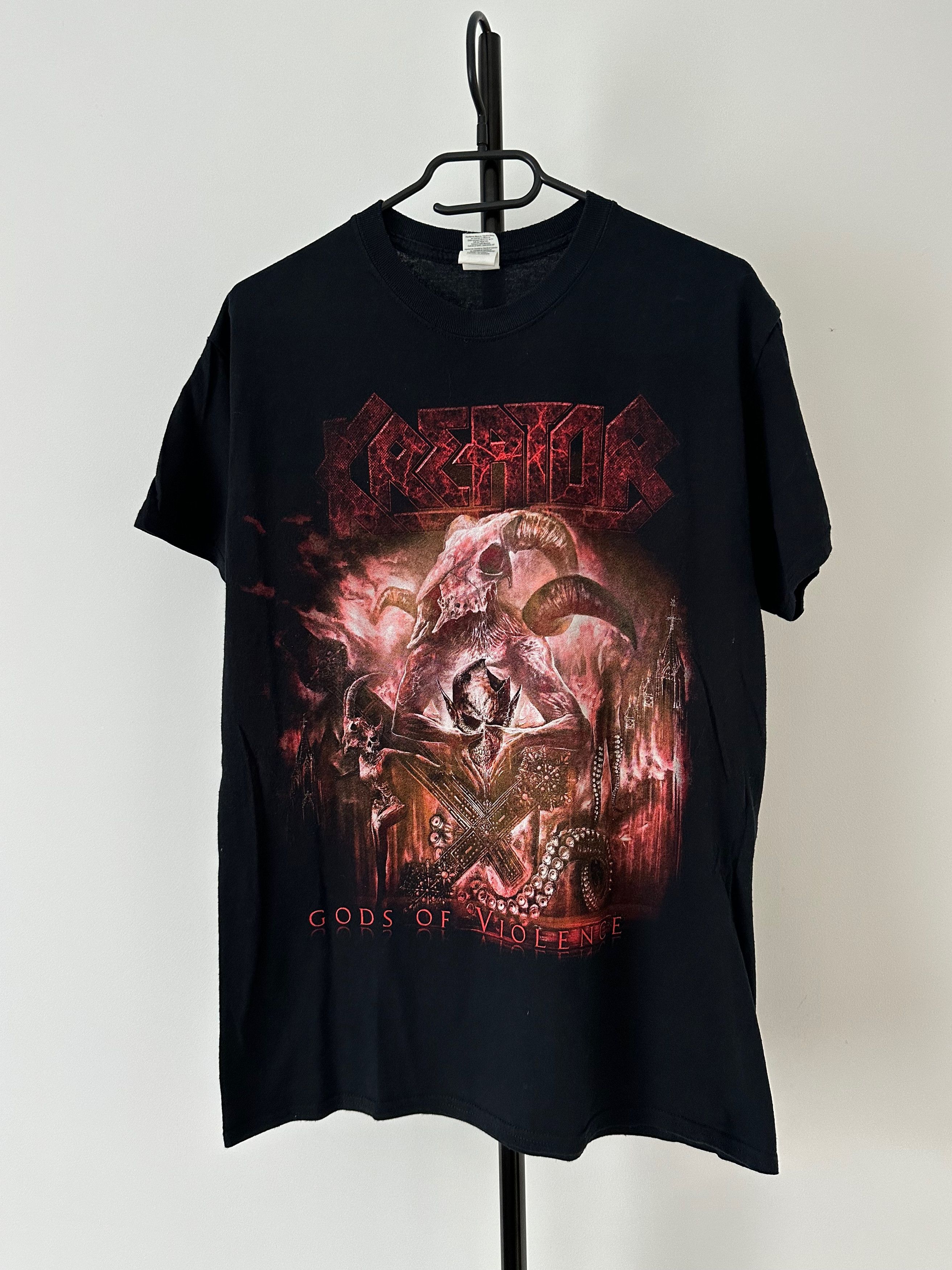Band Tees 2007 Kreator Gods of Violence tour tee shirt Heavy Cotton Size US M / EU 48-50 / 2 - 2 Thumbnail