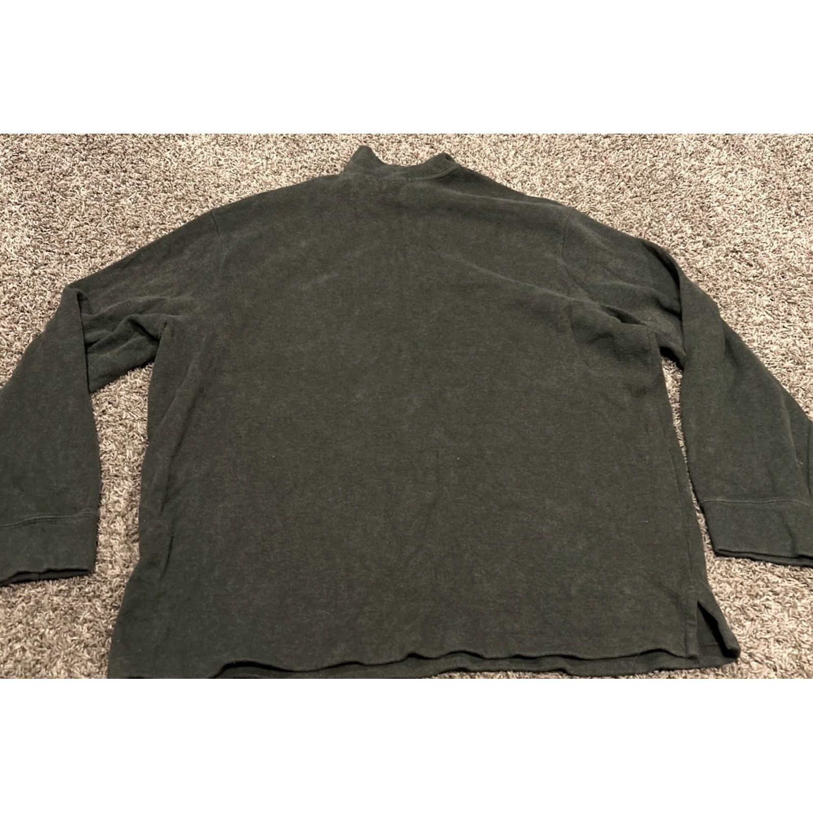 Ralph Lauren Ralph Lauren Sweater Shirt 2XL Green Mock Neck Pullover Classic 1/4 Zip Men Size US XXL / EU 58 / 5 - 4 Thumbnail