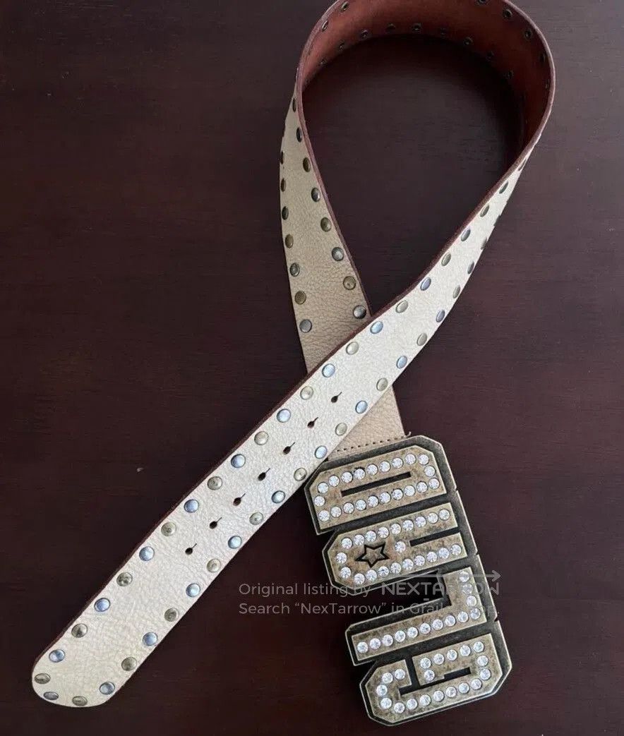Japanese Brand GLAD NEWS Rhinestone Belt for Women. Size ONE SIZE - 6 Thumbnail
