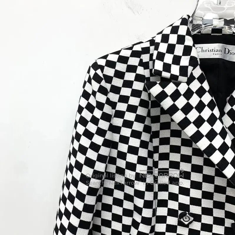 Dior Dior Checkered Cotton Women's Jacket . Size S / US 4 / IT 40 - 3 Thumbnail