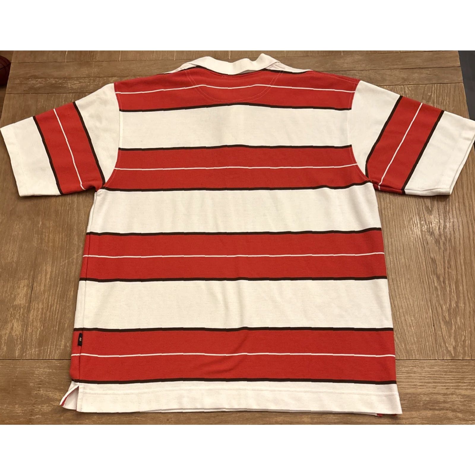 Vintage VINTAGE Kani Gold Polo Shirt Mens XL Striped Red White Cotton Short Sleeve Casual Classic 80s/90s Theme Size US XL / EU 56 / 4 - 6 Thumbnail