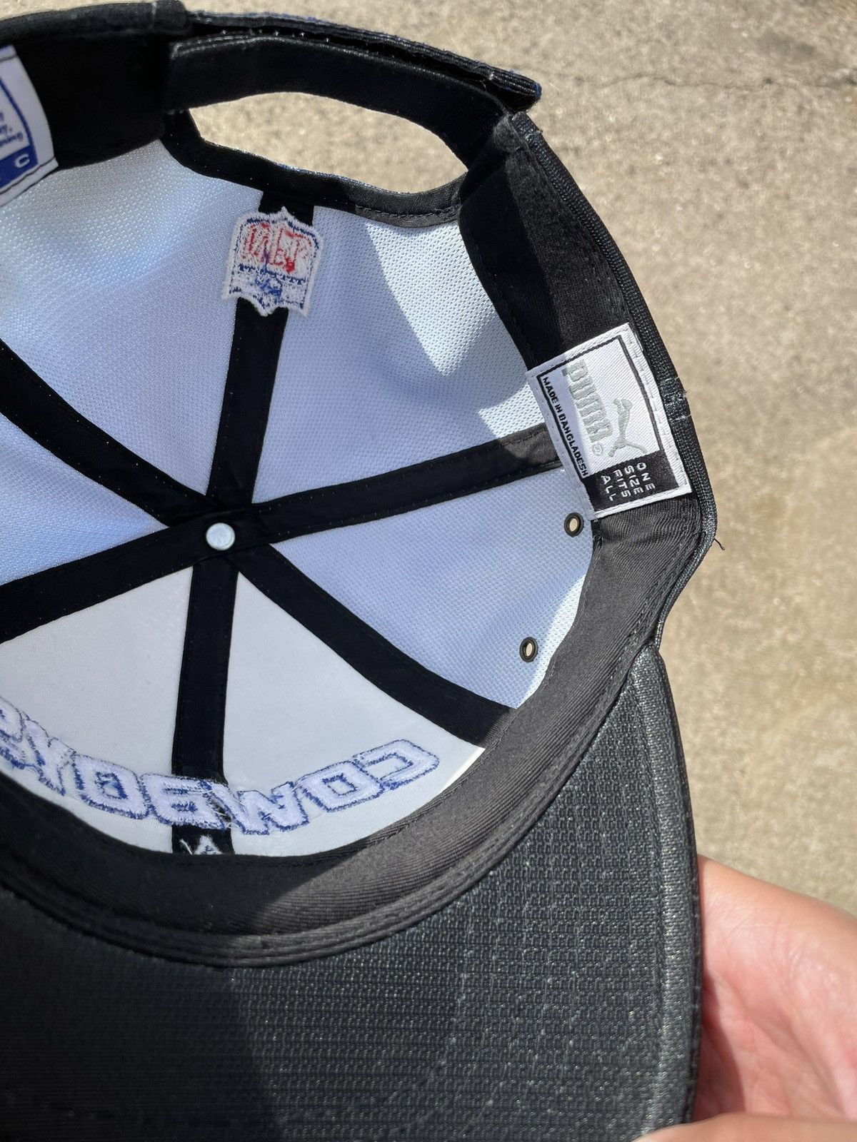 Puma Vintage Dallas Cowboys Puma Ombré Strapback Hat Size ONE SIZE - 8 Thumbnail