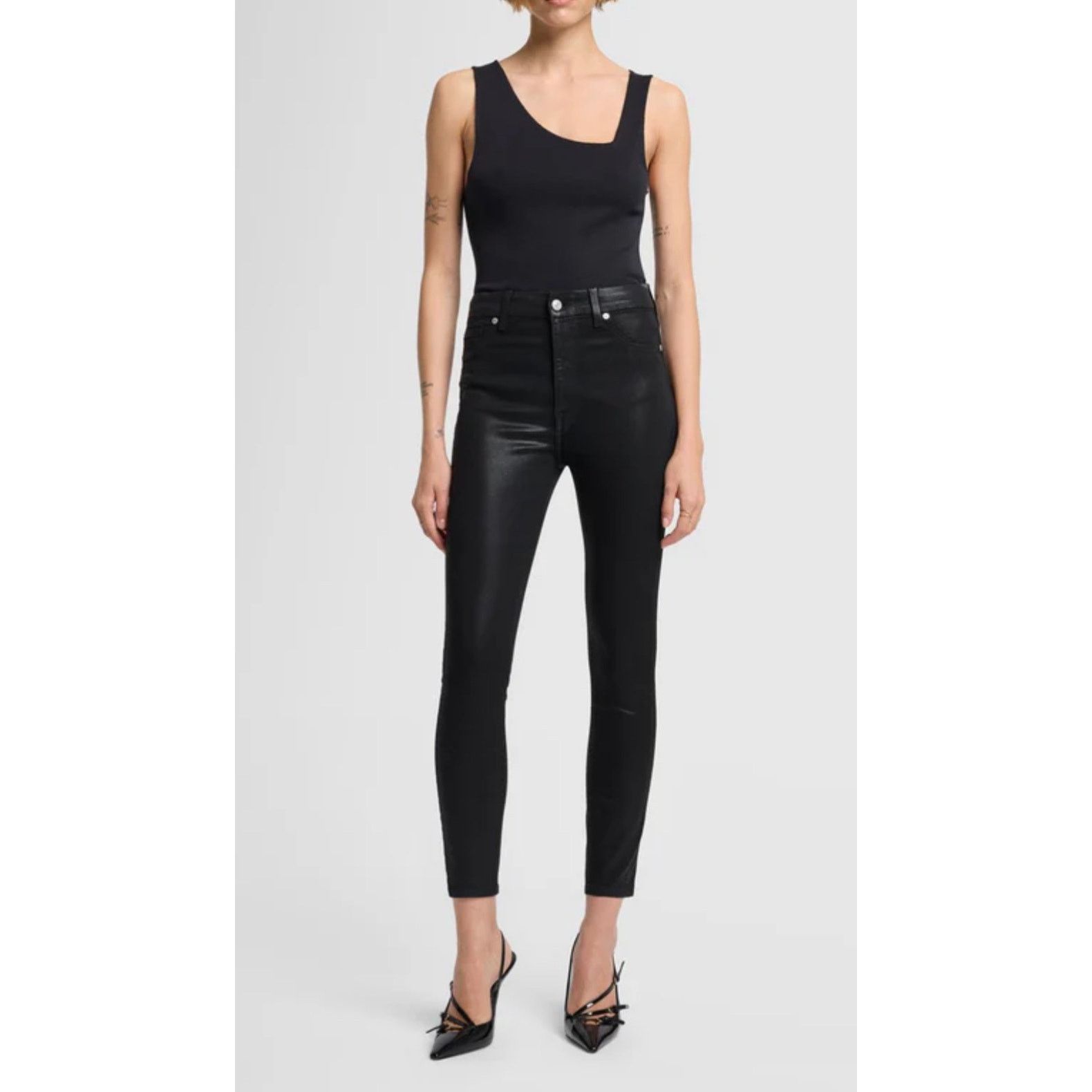 7 For All Mankind 7 for all Mankind - B(AIR) HIGH WAIST ANKLE SKINNY/ sz 23 Size 23" - 1 Thumbnail