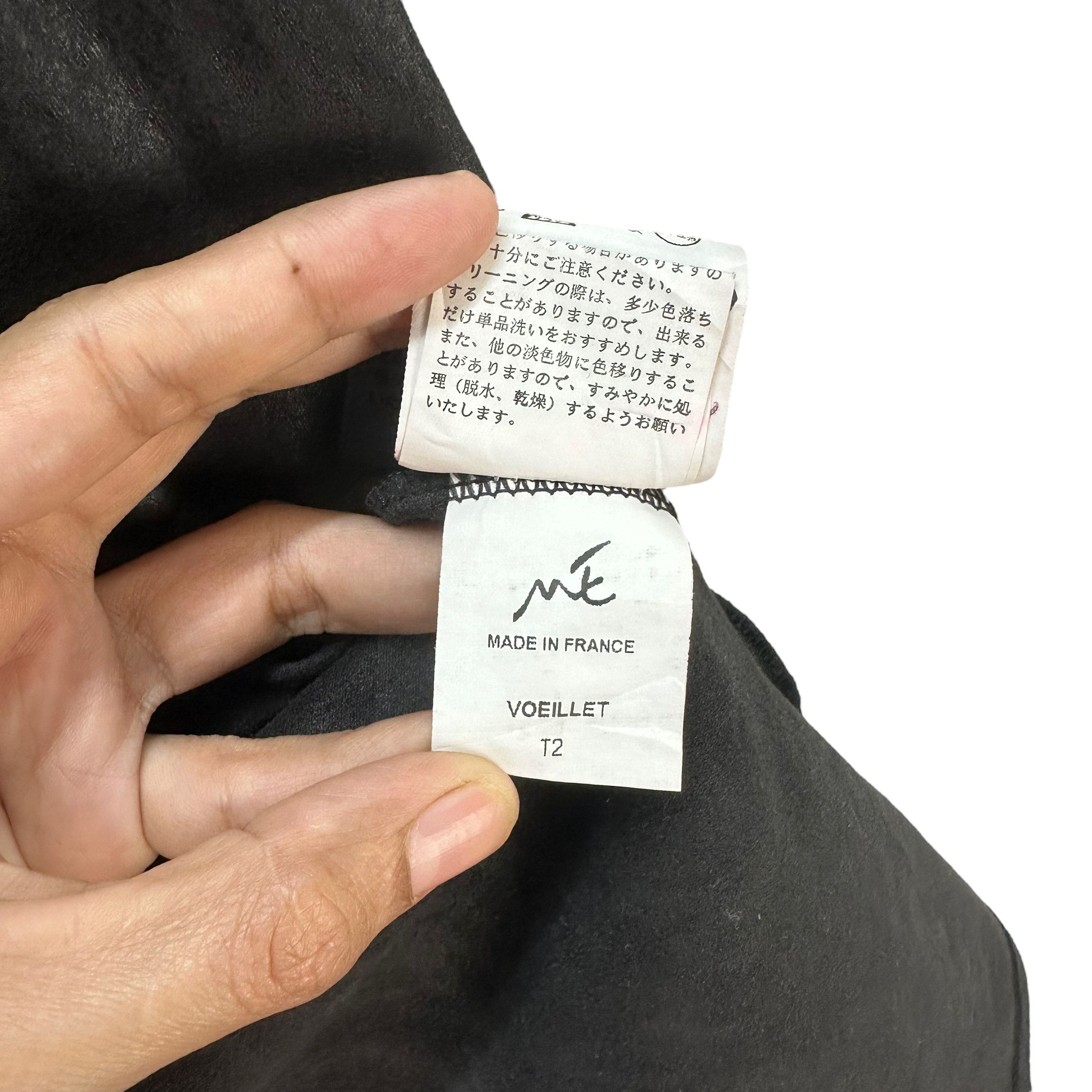 Japanese Brand ME MADE IN FRANCE NECK BUTTON CASUAL JACKET #8058-199 Size M / US 6-8 / IT 42-44 - 9 Thumbnail