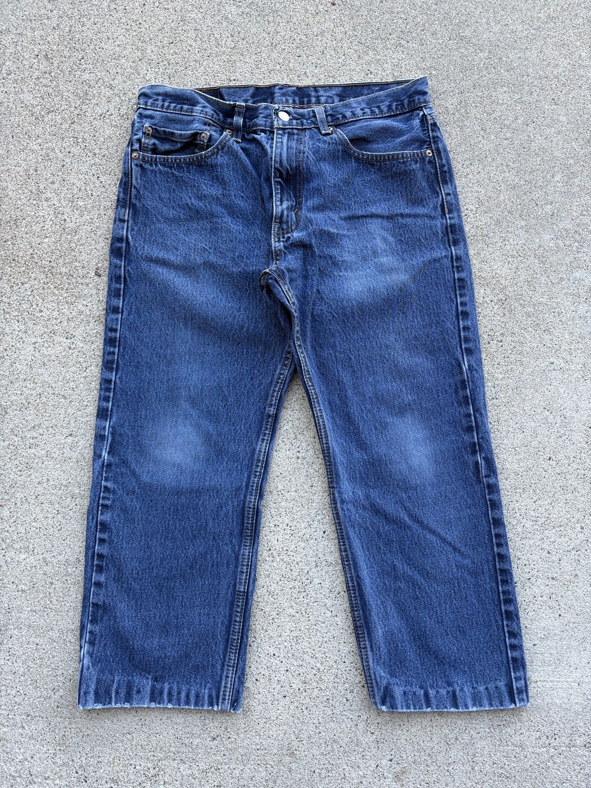 Levi's Vintage Y2K 505’ Levis Loose Fit M. Indigo Jeans Size 34x30 Size US 34 / EU 50 - 1 Thumbnail