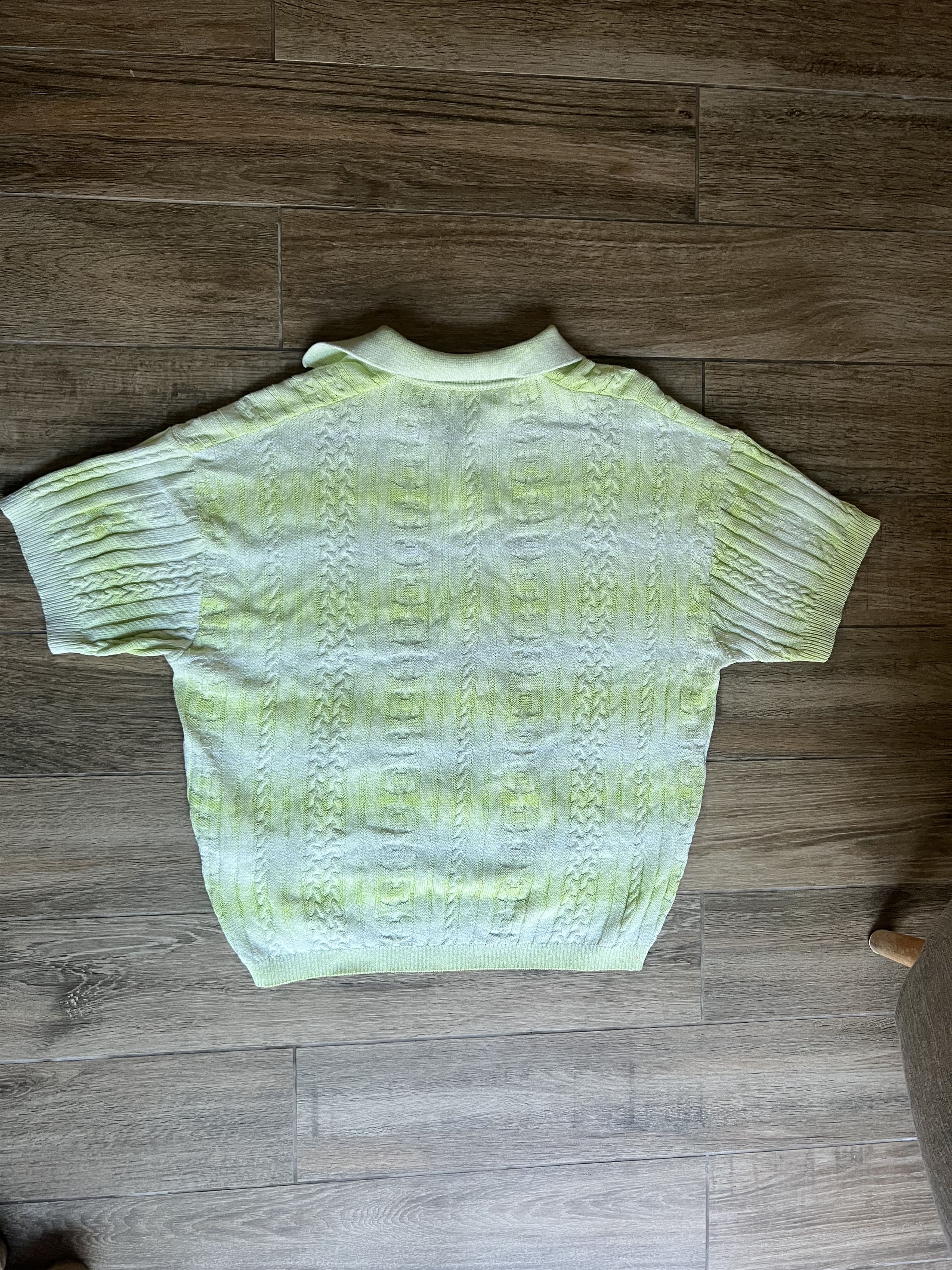 GCDS GCDS SHIRT BRAIDS DEGRADE LIME Size US XL / EU 56 / 4 - 3 Thumbnail