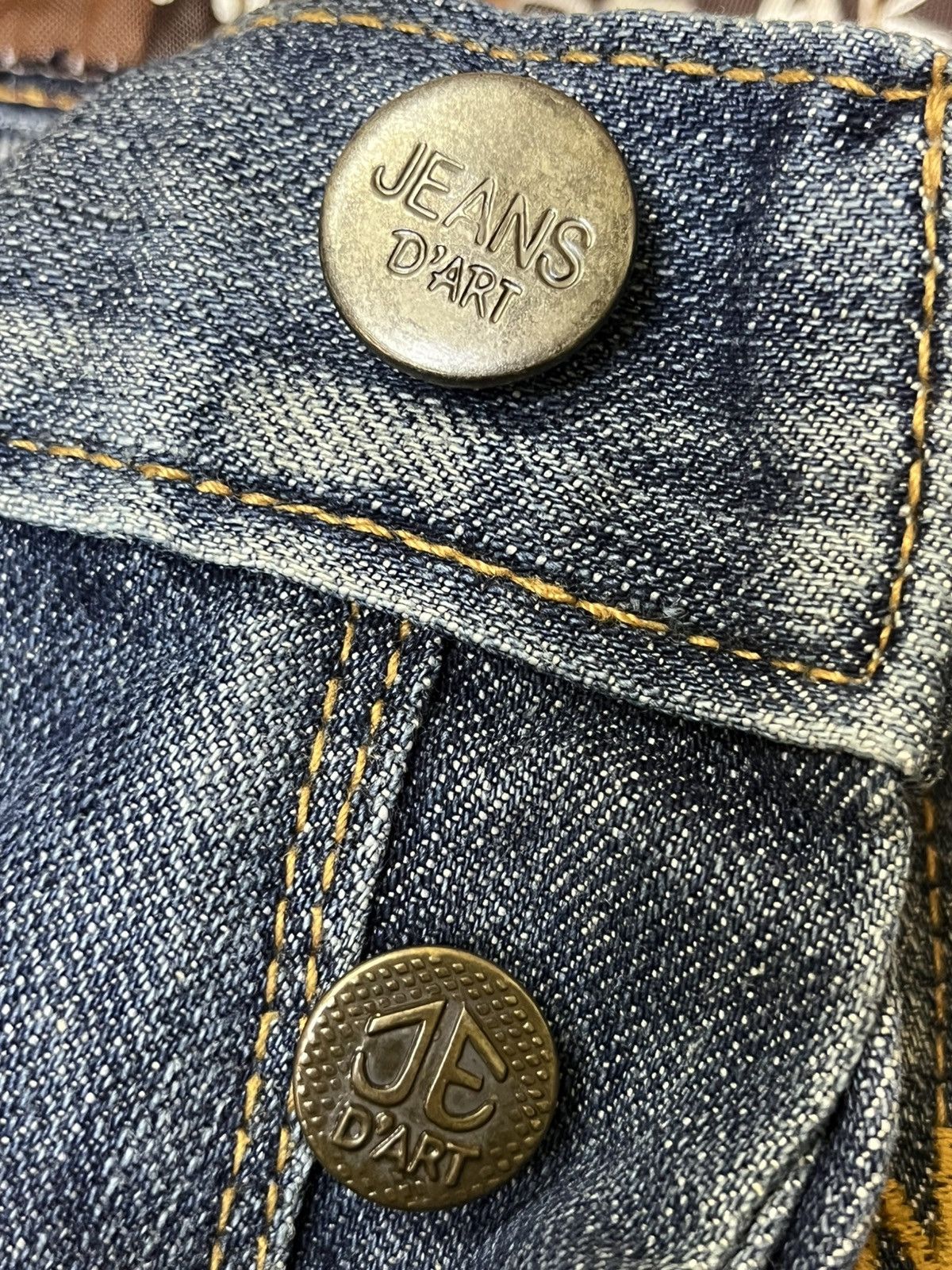 Japanese Brand JAPANESE ARCHIVE Y2K JEANS DE ART BONDAGE CARGO FLARED JEANS Size US 34 / EU 50 - 16 Thumbnail