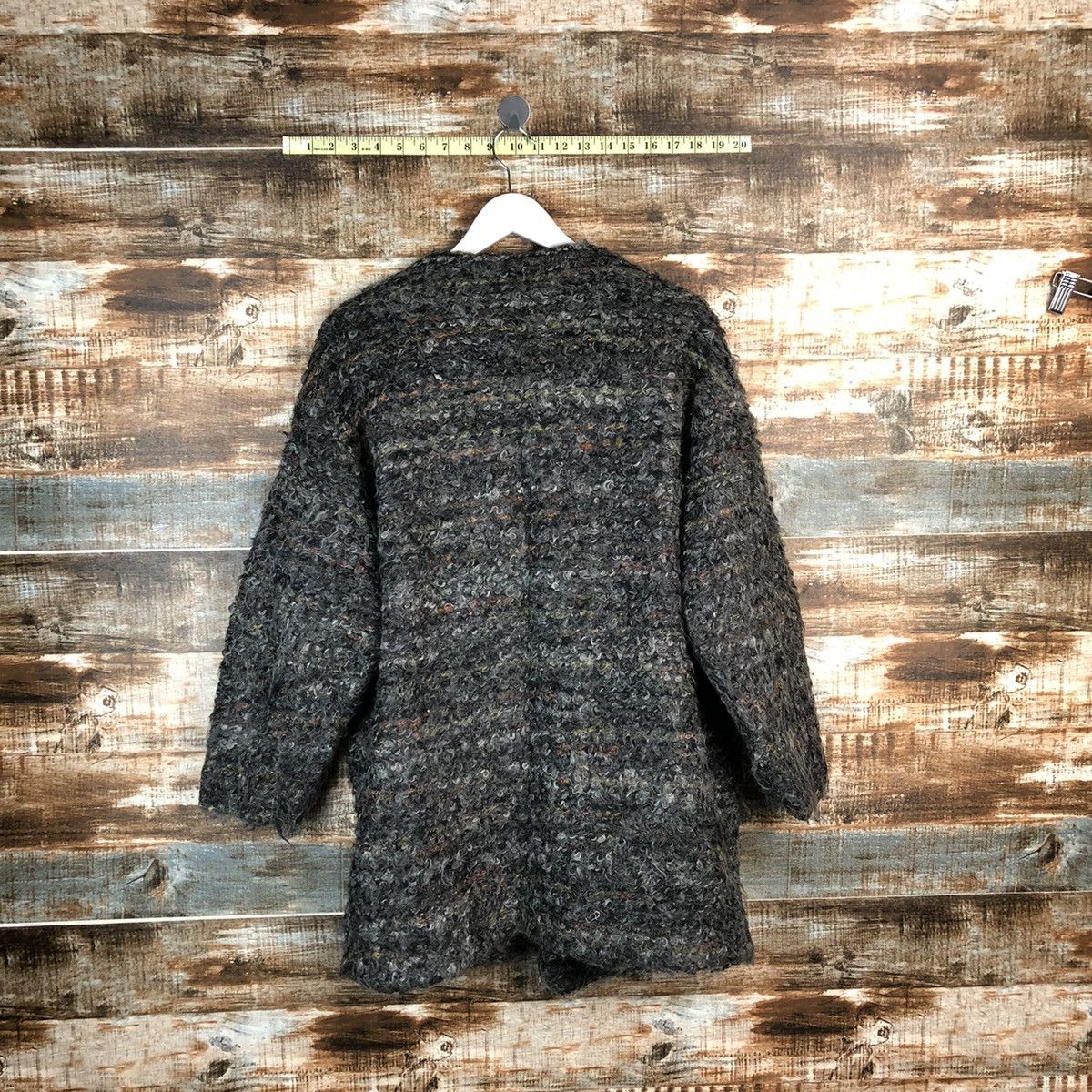 Homespun Knitwear × Japanese Brand Zara Basic Grey Mohair Knitwear #A1703 Size M / US 6-8 / IT 42-44 - 12 Thumbnail