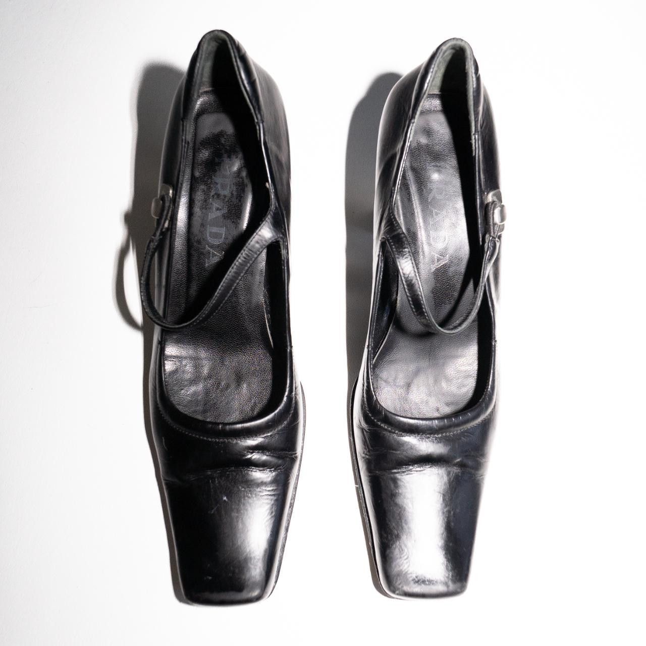 Prada Vintage Prada SS1999 Leather Mirror Heel Techno Heel Size 38 Size US 8 / IT 38 - 1 Thumbnail