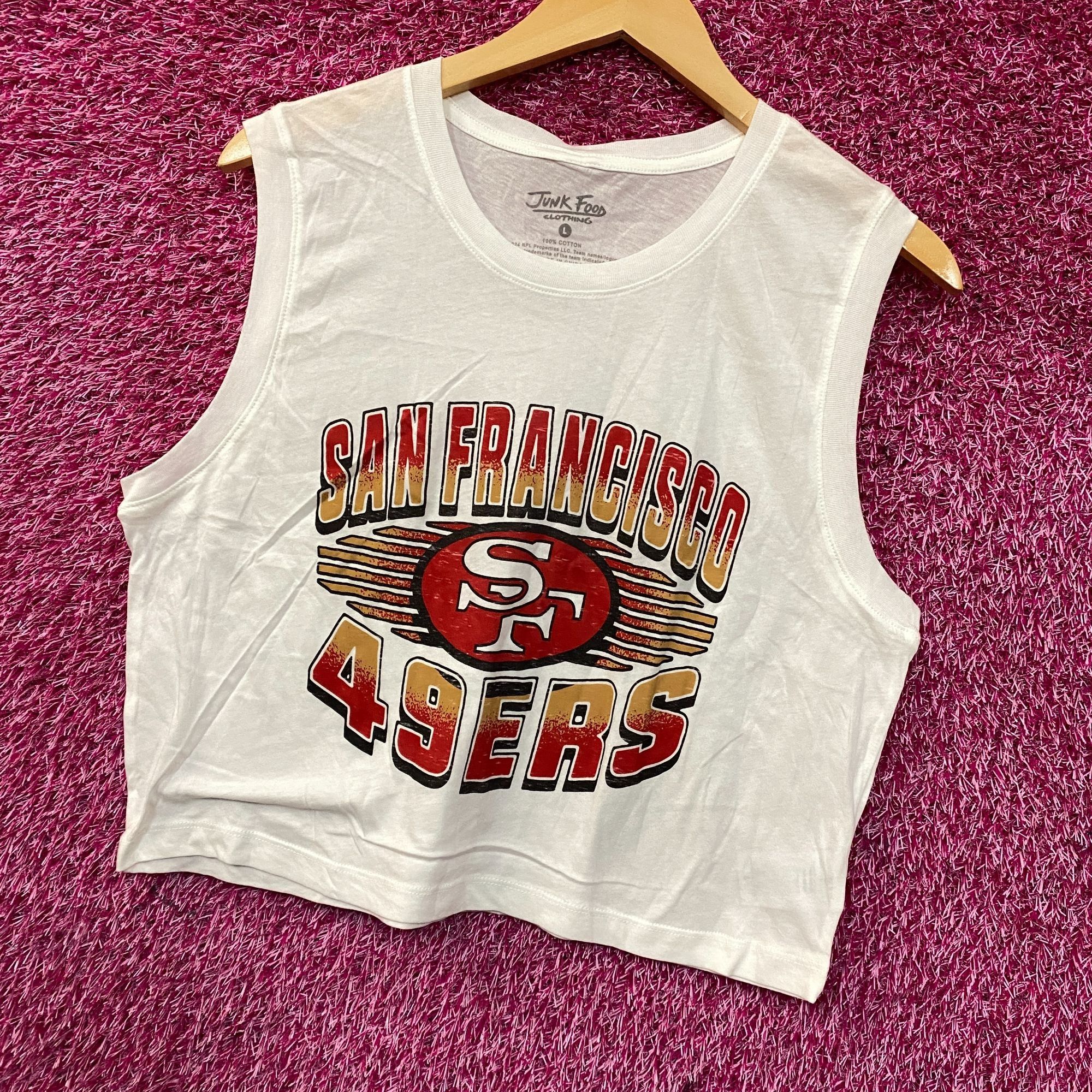 Junk Food Junk Food Clothing NFL San Francisco 49ers Football Cropped Size L / US 10 / IT 46 - 3 Thumbnail