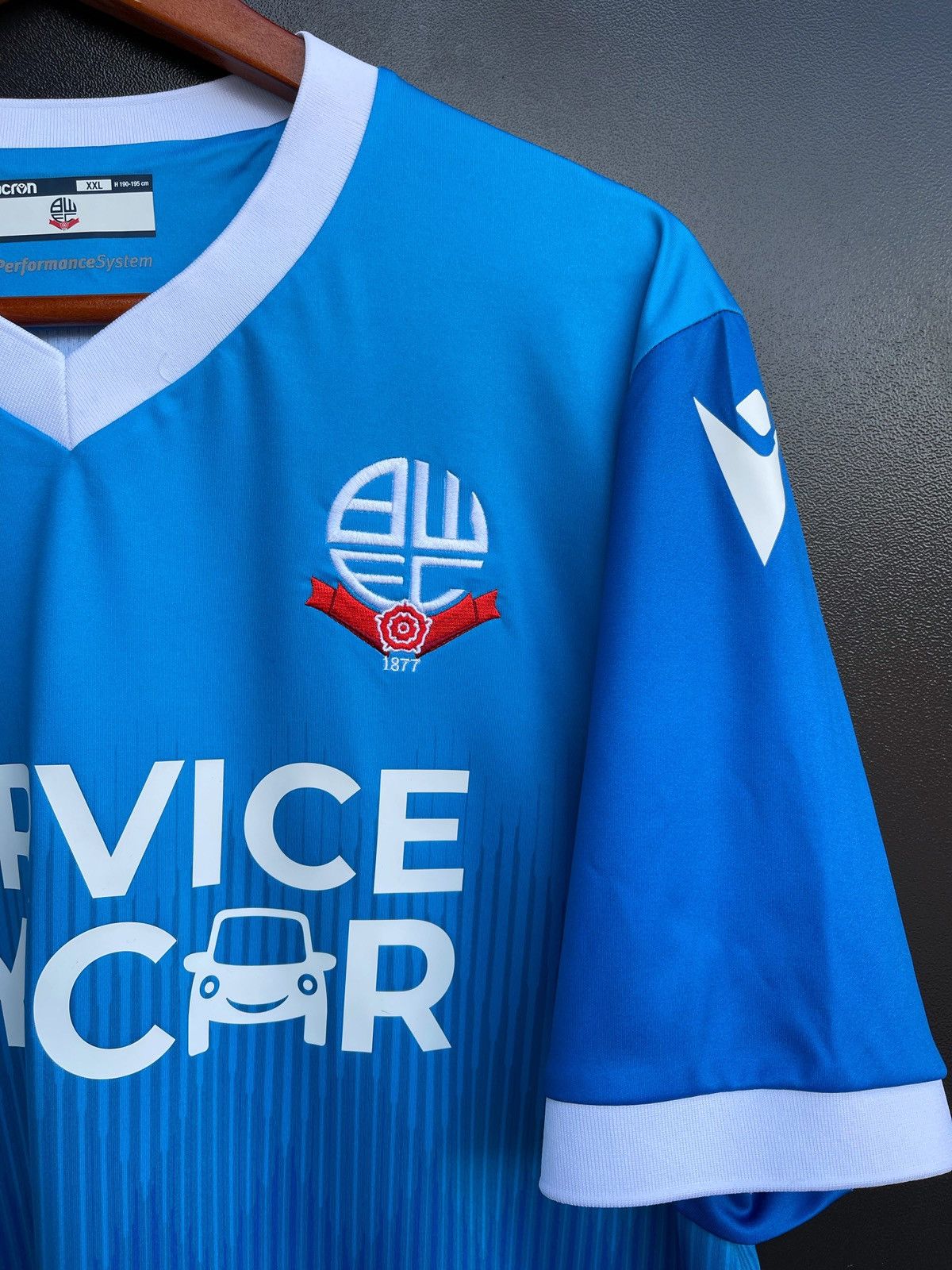 Macron Bolton Wanderers Kit Adult 2XL Shirt Jersey Macron 2022 2023 Size US XXL / EU 58 / 5 - 3 Thumbnail