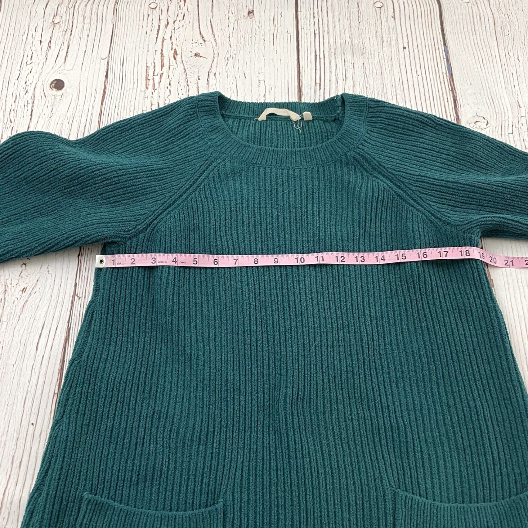 Soft Surroundings Soft Surroundings Sweater Dress Women's Small Green Knee Length Long Sleeve Dress Size S / US 4 / IT 40 - 5 Thumbnail