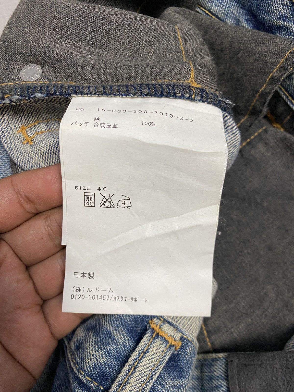 Japanese Brand JAPAN BRAND LEDOME DISTRESS DESIGN RIPPED STYLE Size US 30 / EU 46 - 8 Thumbnail