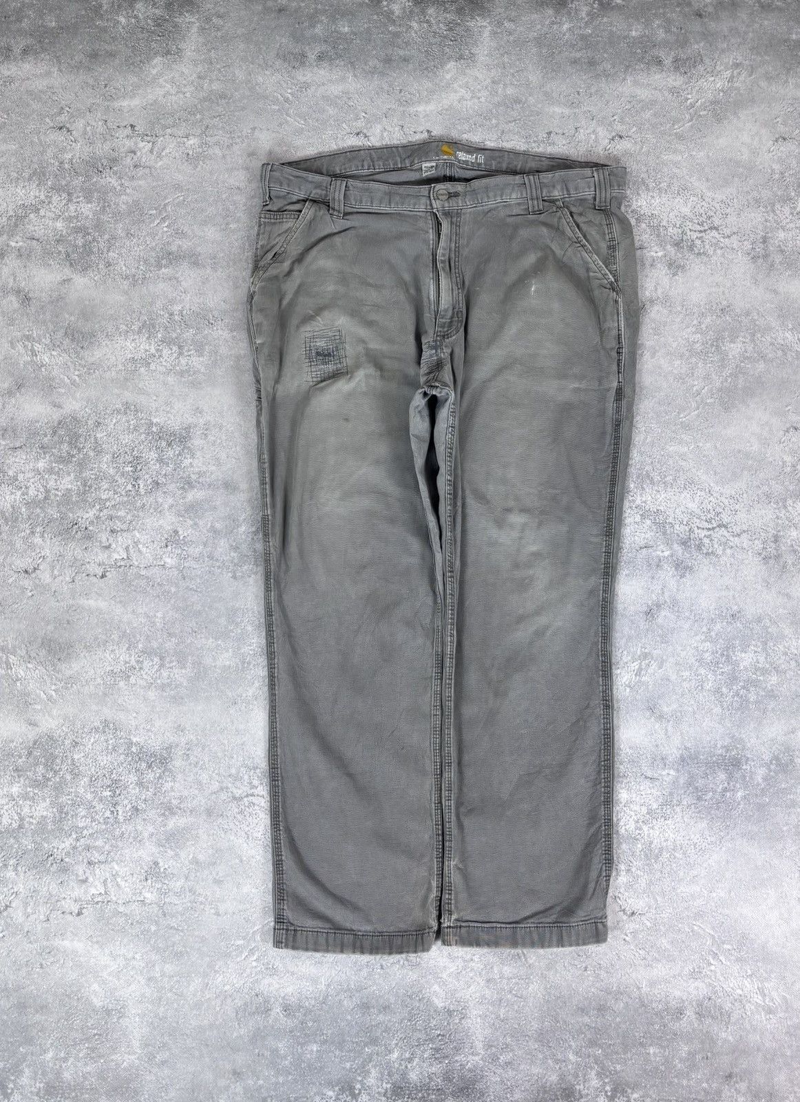 Carhartt Carhartt Men’s Grey Pants Jeans Relaxed Fit USA Workwear Size US 40 / EU 56 - 2 Thumbnail