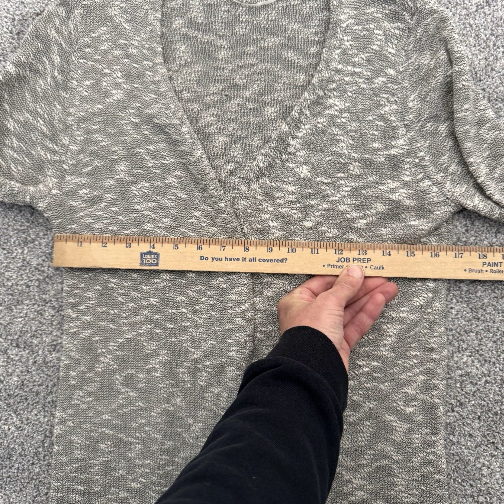 Vintage Belldini Open Front Sweater Duster Womens Size M Lagenlook Layering Cozy Cardigan Lightweight Gray Bohemian Fall Winter Spring Womens Size M / US 6-8 / IT 42-44 - 5 Thumbnail