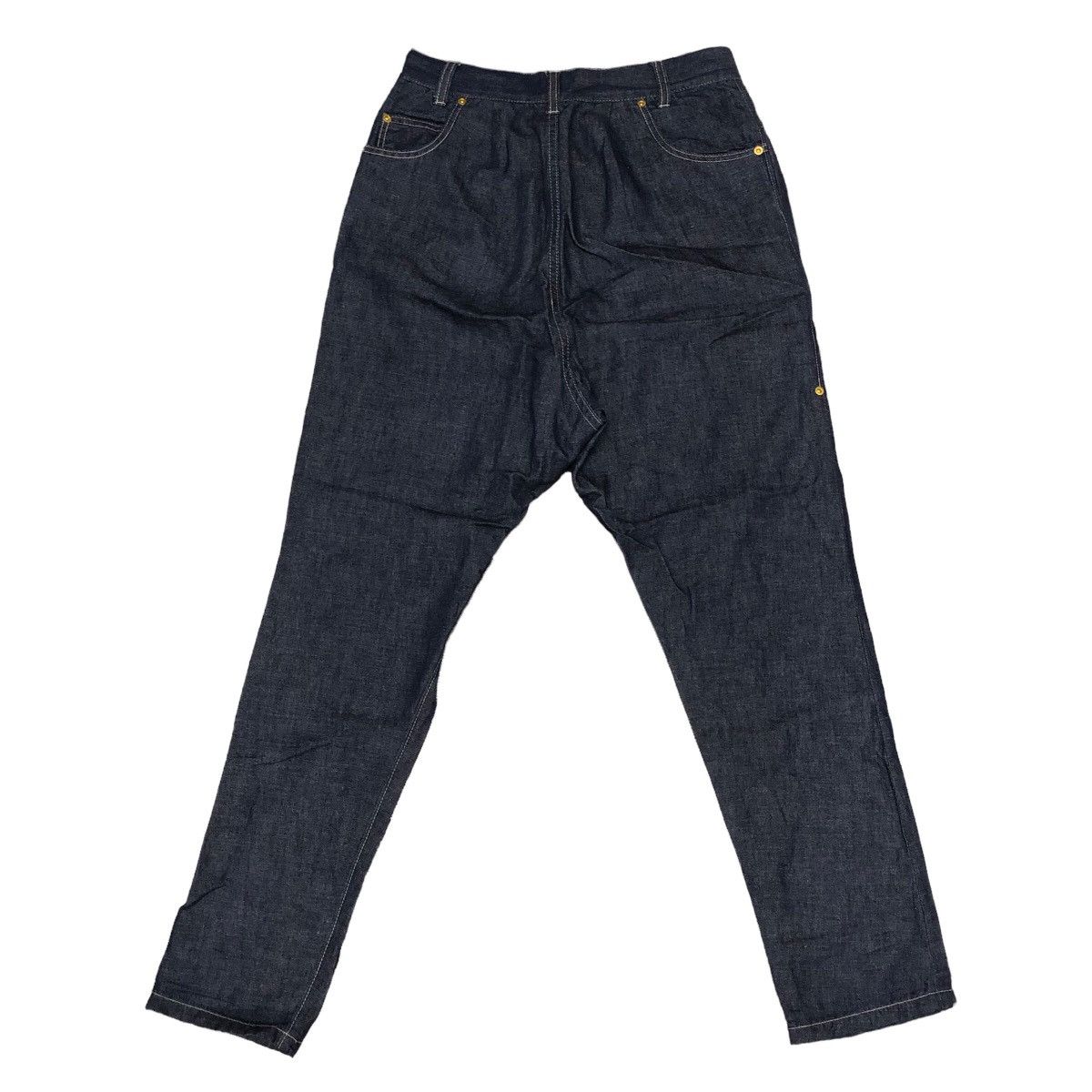 Issey Miyake Mercibeaucop Assymetrical Denim Trousers Balloons Jeans Size US 30 / EU 46 - 3 Thumbnail