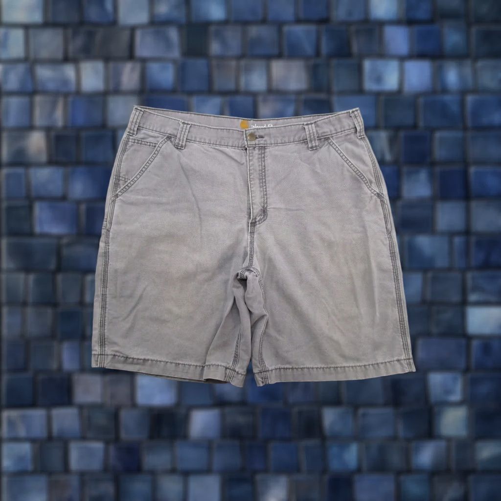 Carhartt Carhartt Shorts Mens 38 Cargo Workwear Gray 101167 039 Relaxed Canvas Cotton Pockets Vintage? No Size US 38 / EU 54 - 1 Thumbnail