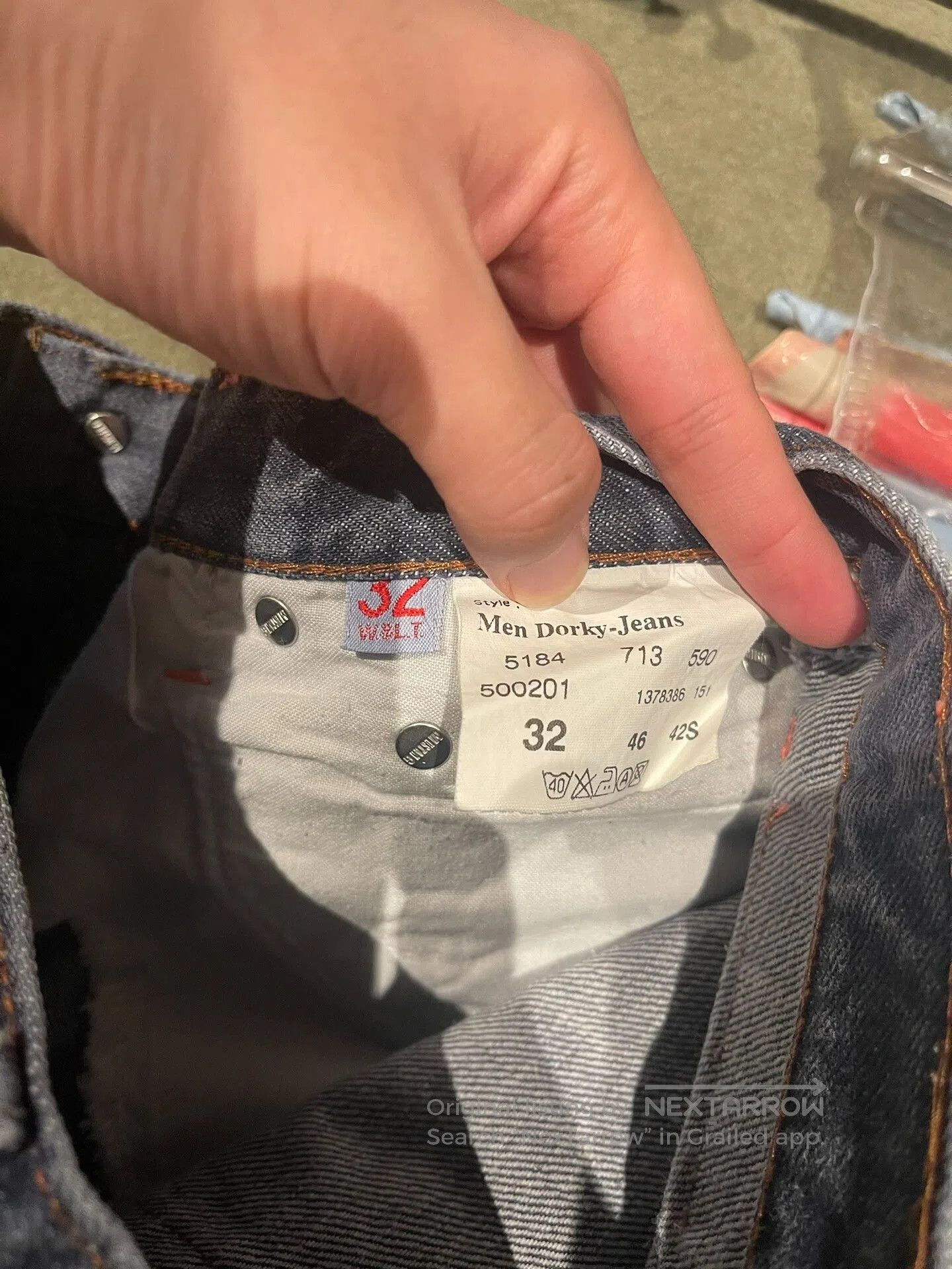 Levi's Vintage Clothing Walter van Beirendonck 90s Jeans for Men. Size US 32 / EU 48 - 6 Thumbnail