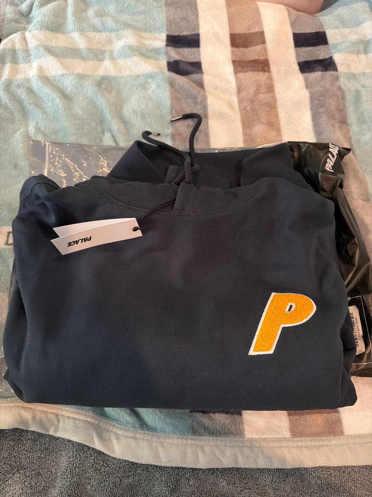 Palace Palace Tri Ferg Chenille Hoodie Navy Size US M / EU 48-50 / 2 - 1 Thumbnail