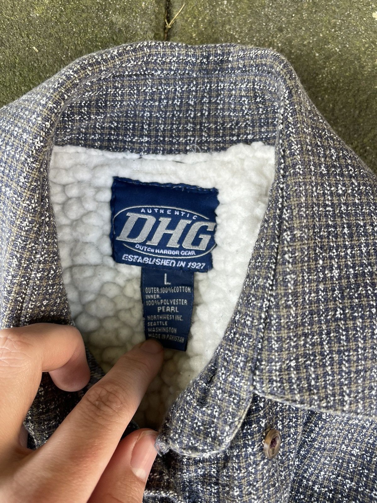 Japanese Brand × Vintage Vintage 80s woven sherpa quilted lined paint work jacket Size US L / EU 52-54 / 3 - 4 Thumbnail