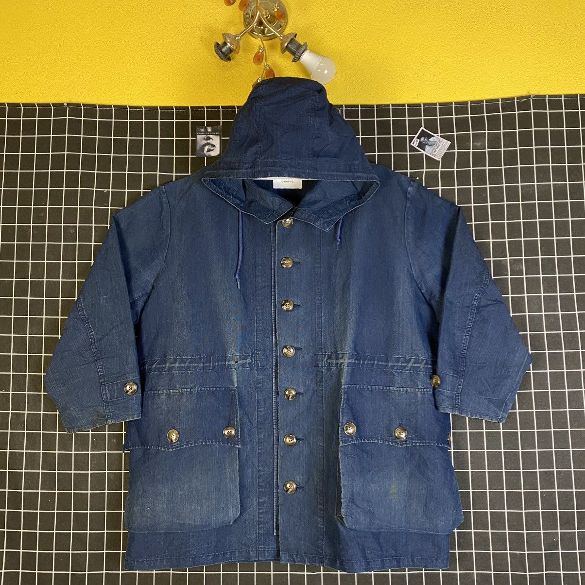 Johnbull VINTAGE JOHNBULL BUTTON UP HOODED OVERSIZED DENIM JACKET Size US M / EU 48-50 / 2 - 1 Thumbnail