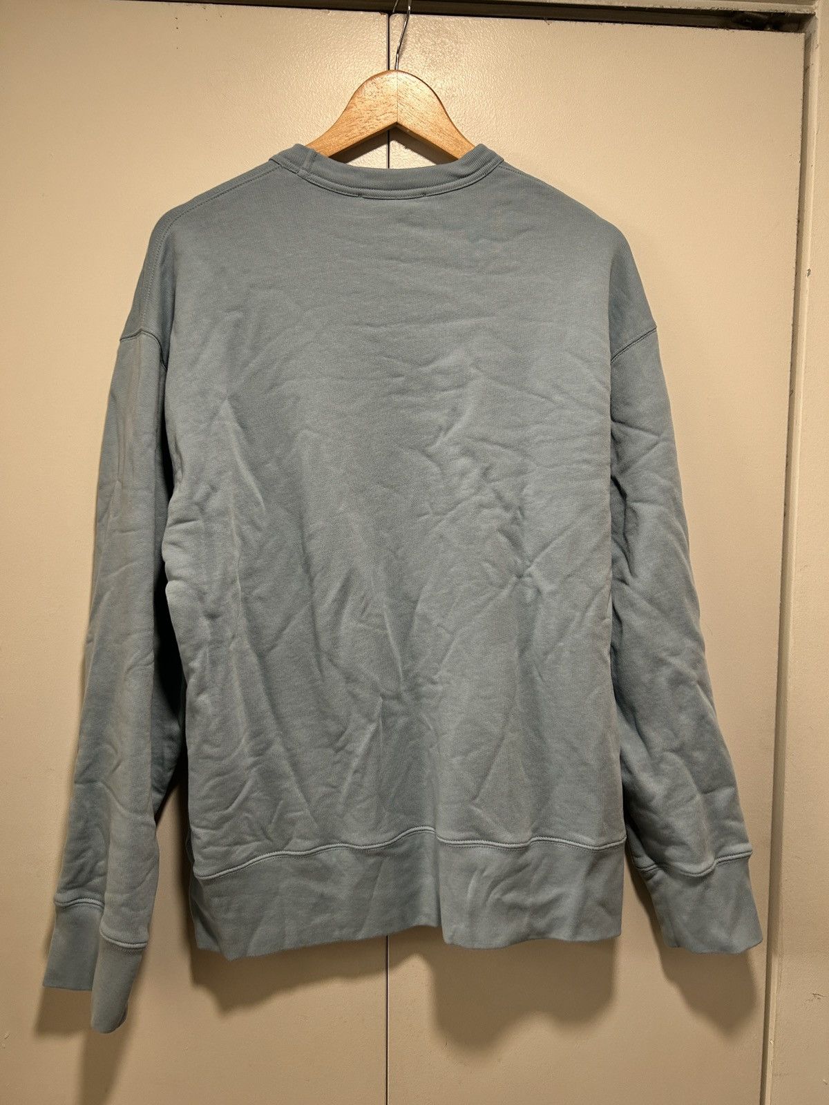 Acne Studios ACNE STUDIOS FAIRVIEW FACE CREW SWEAT POWDER BLUE Size US XS / EU 42 / 0 - 7 Thumbnail