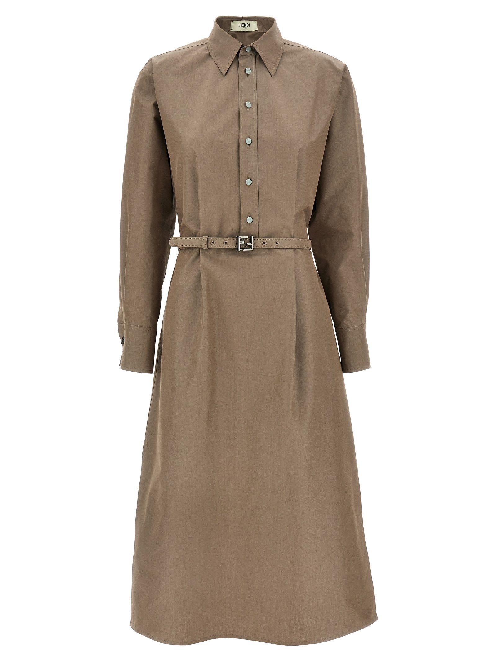 Fendi Chemisier Midi Dress Size M / US 6-8 / IT 42-44 - 1 Thumbnail