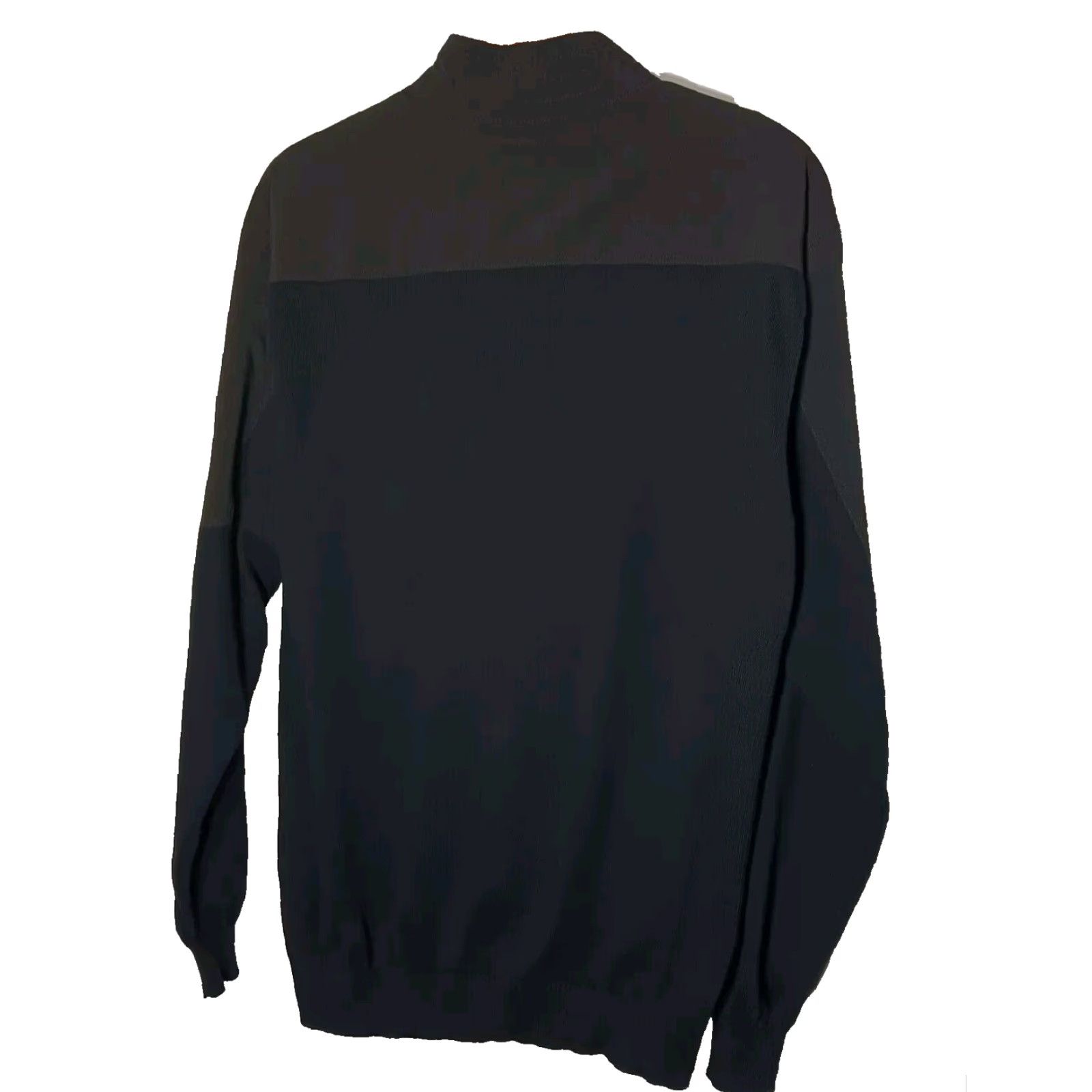 Callaway VINTAGE Callaway Golf Sweater Mens Large Black Logo Pullover 1/4 Zip Golf Casual Workwear Size US L / EU 52-54 / 3 - 2 Thumbnail