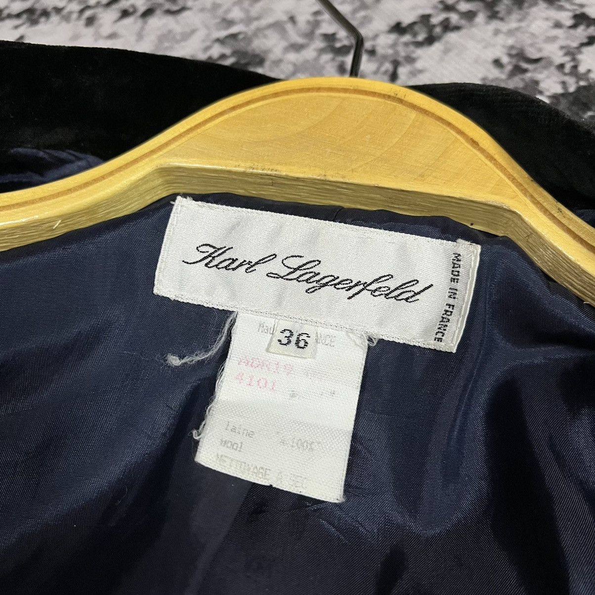 Karl Lagerfeld Karl Lagerfeld vintage long jacket Size S / US 4 / IT 40 - 11 Thumbnail