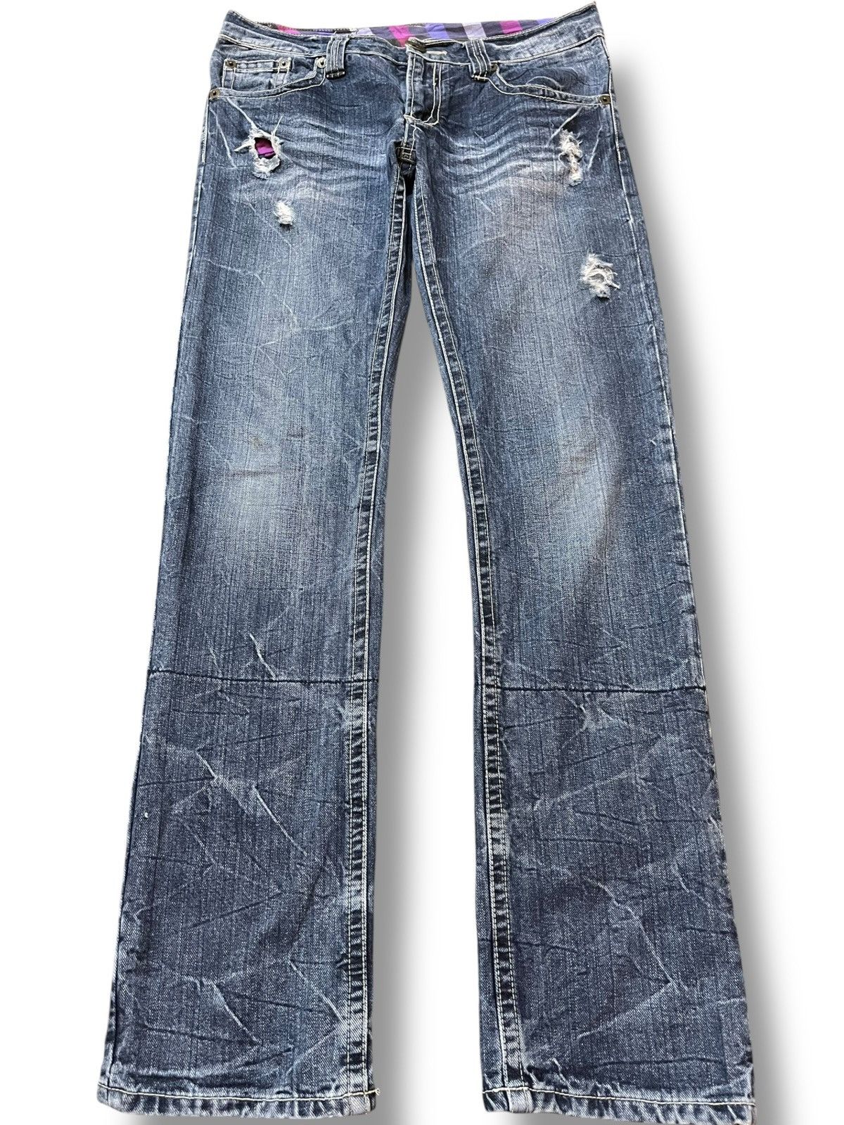 Japanese Brand Vintage Japanese Brand Honeycomb Denim Size US 30 / EU 46 - 1 Thumbnail