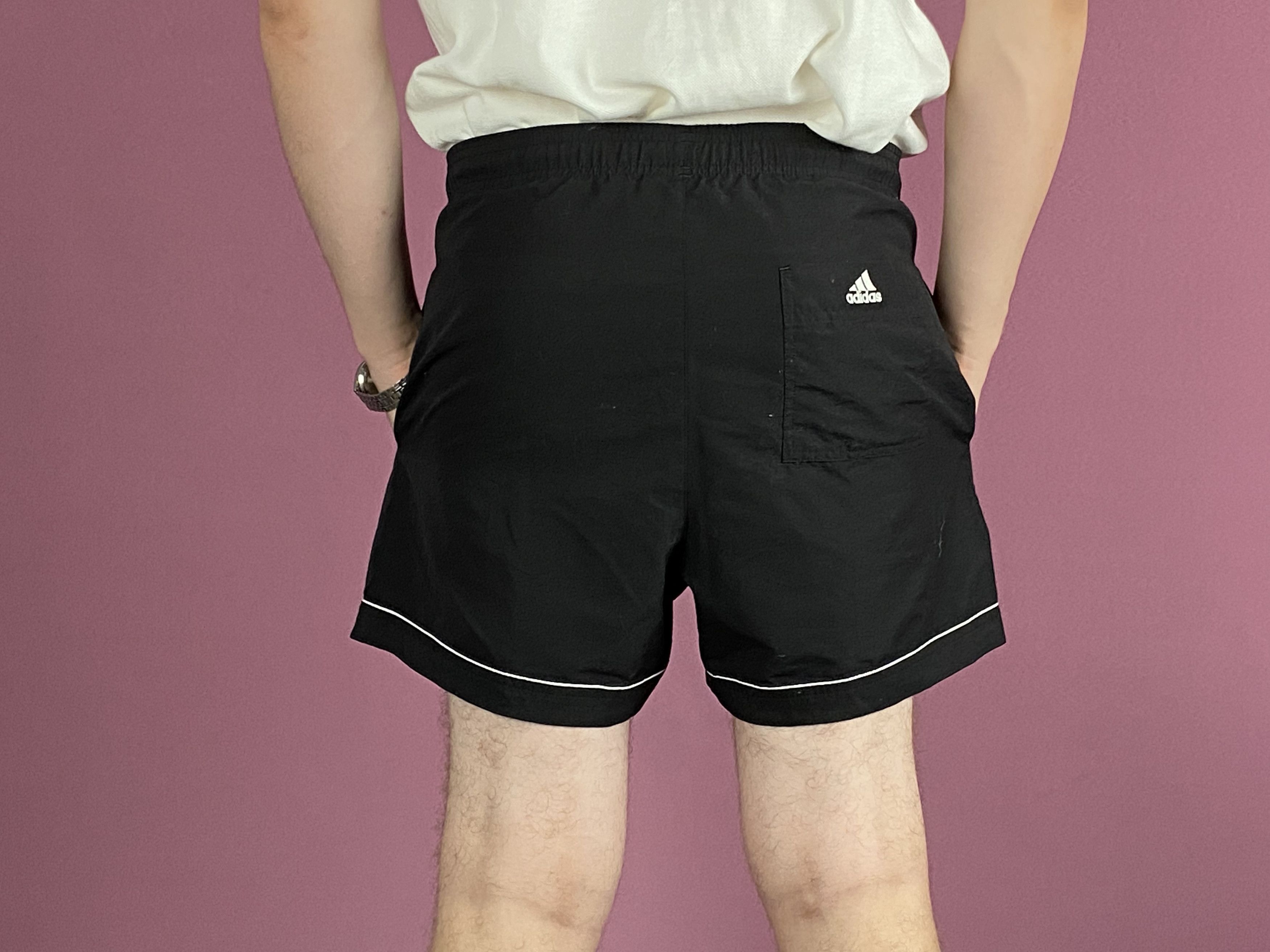 Adidas × Vintage 90s Adidas Vintage Men's Sport Shorts - M Size US 32 / EU 48 - 3 Thumbnail
