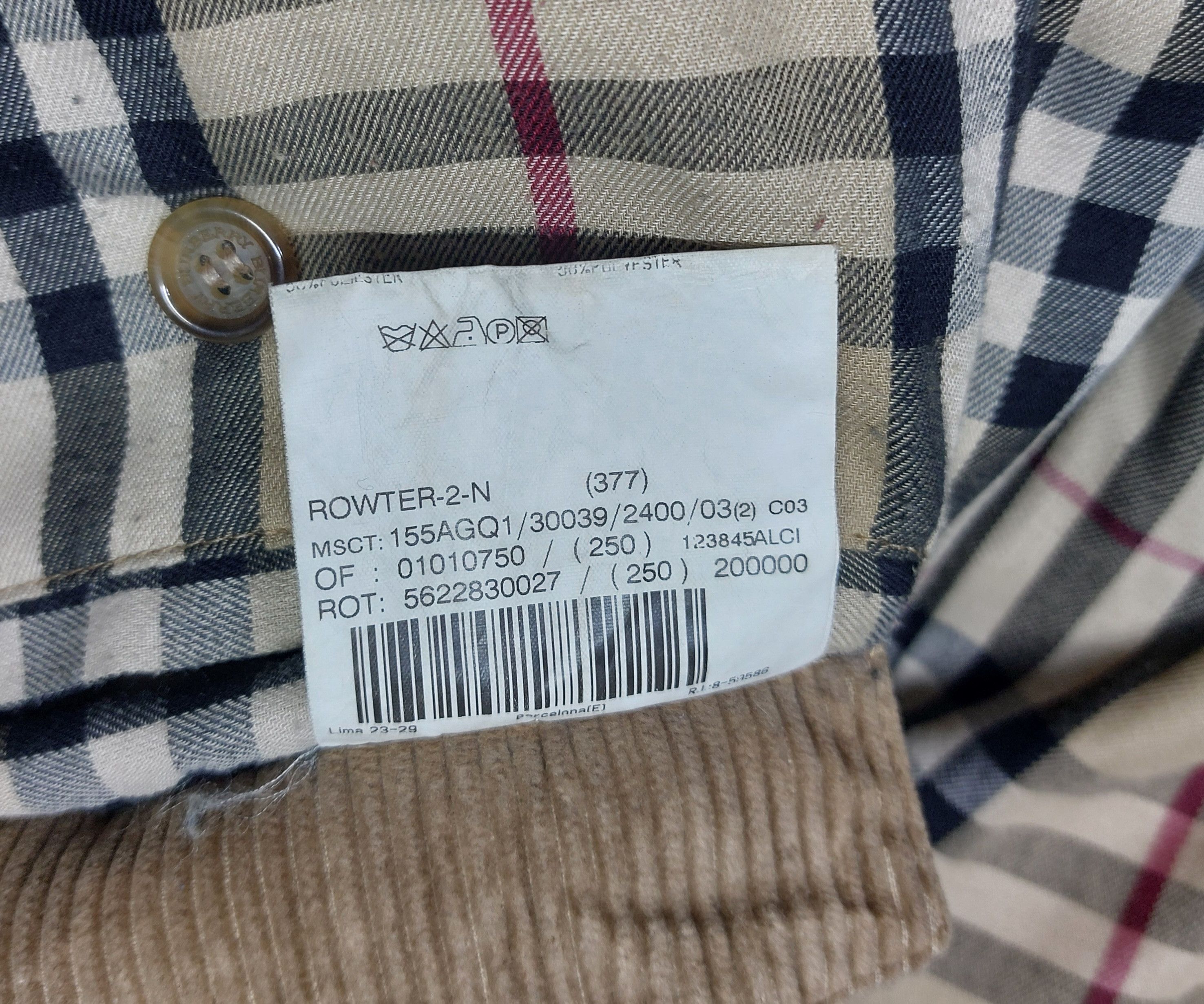 Burberry Burberry Cord jacket Size US XL / EU 56 / 4 - 8 Thumbnail