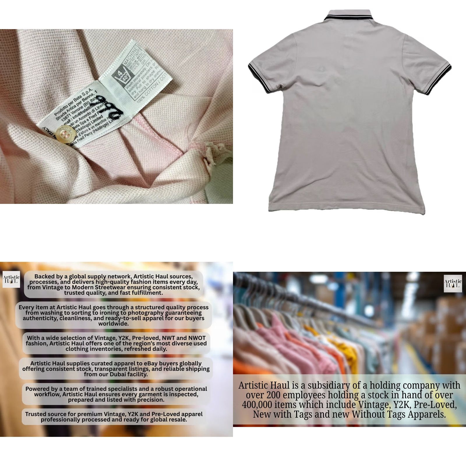 Fred Perry Fred Perry Polo Shirt | Twin Tipped | Men’s | Size M | Pink | Short Sleeve, Collared, Button Front | Cotton Knit, Regular Fit Size US M / EU 48-50 / 2 - 9 Thumbnail