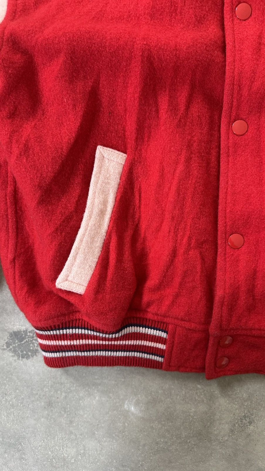Other VINTAGE TEENS CLUB WOOL VARSITY JACKET Size US L / EU 52-54 / 3 - 3 Thumbnail