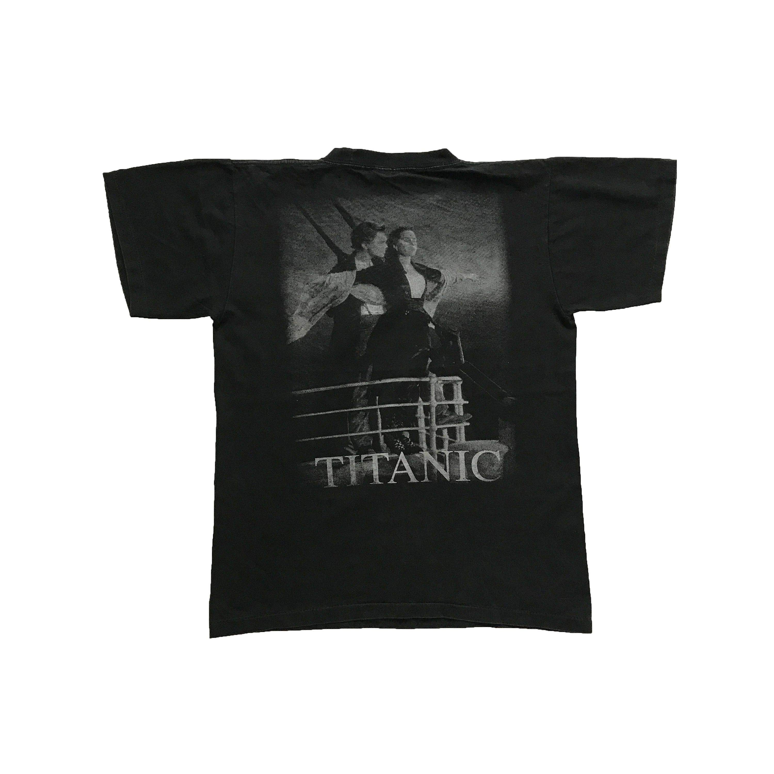 Vintage Vintage 90s Titanic T-Shirt Rare Movie Cameron Di Caprio Size US S / EU 44-46 / 1 - 2 Thumbnail